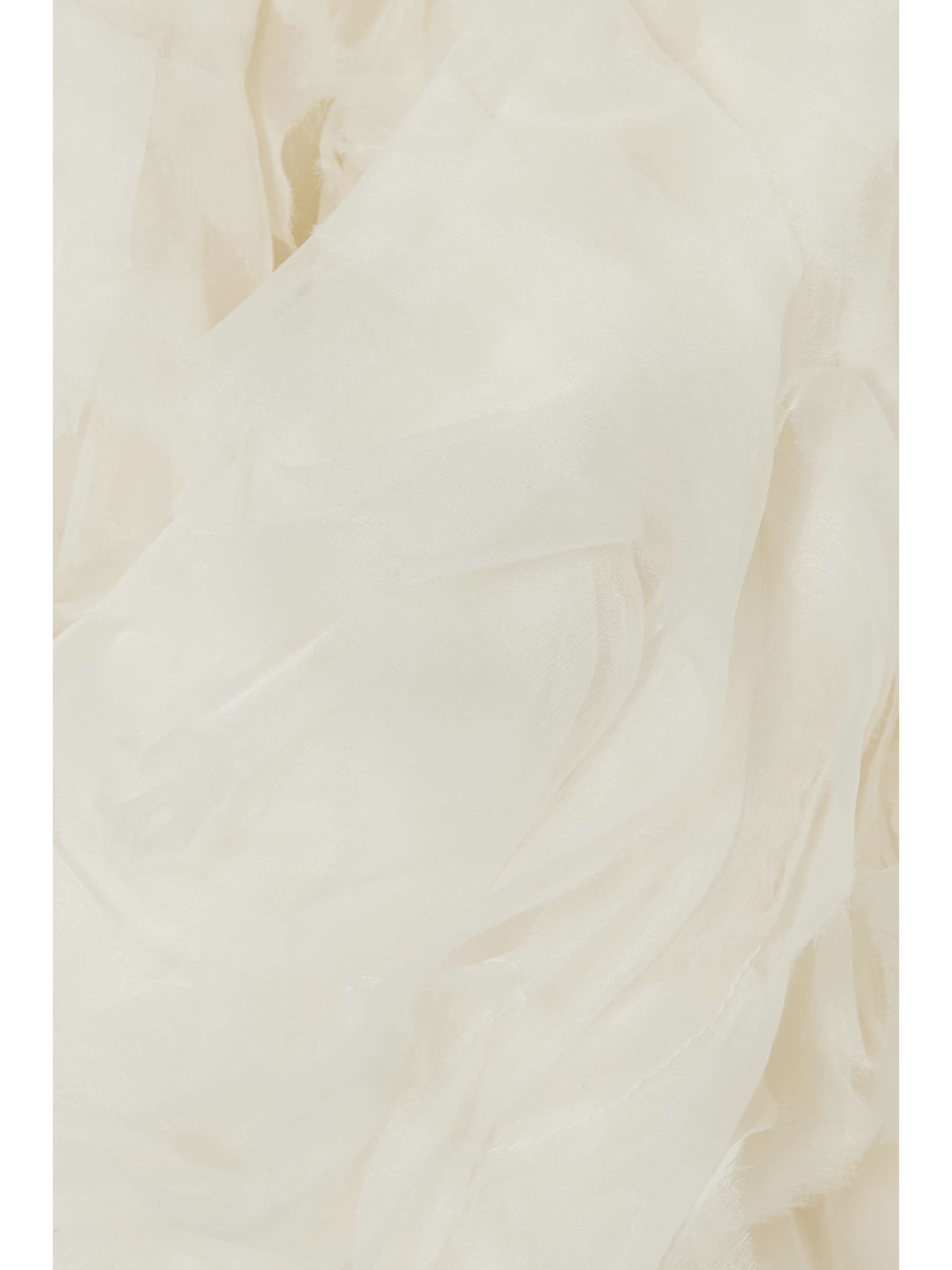 Roxy satin-crepe and ruffled organza mini dress view