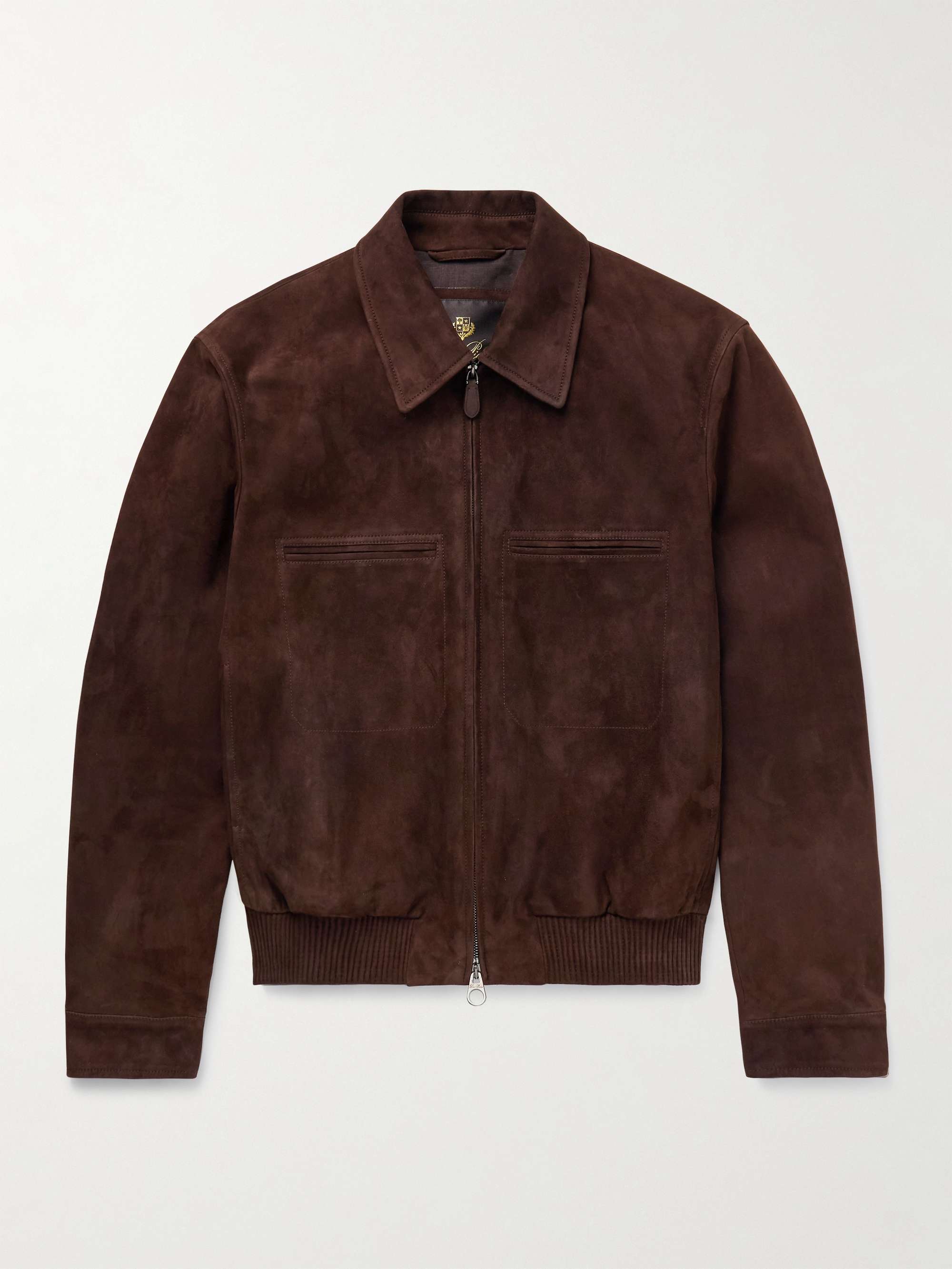 Kane Rain System® Suede Bomber Jacket hero visual
