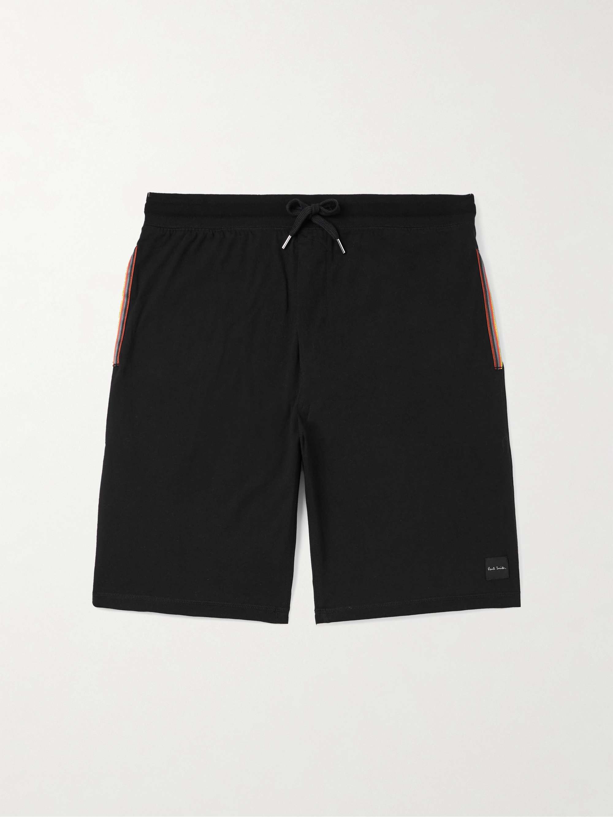 Straight-Leg Logo-Appliquéd Cotton-Jersey Shorts hero visual