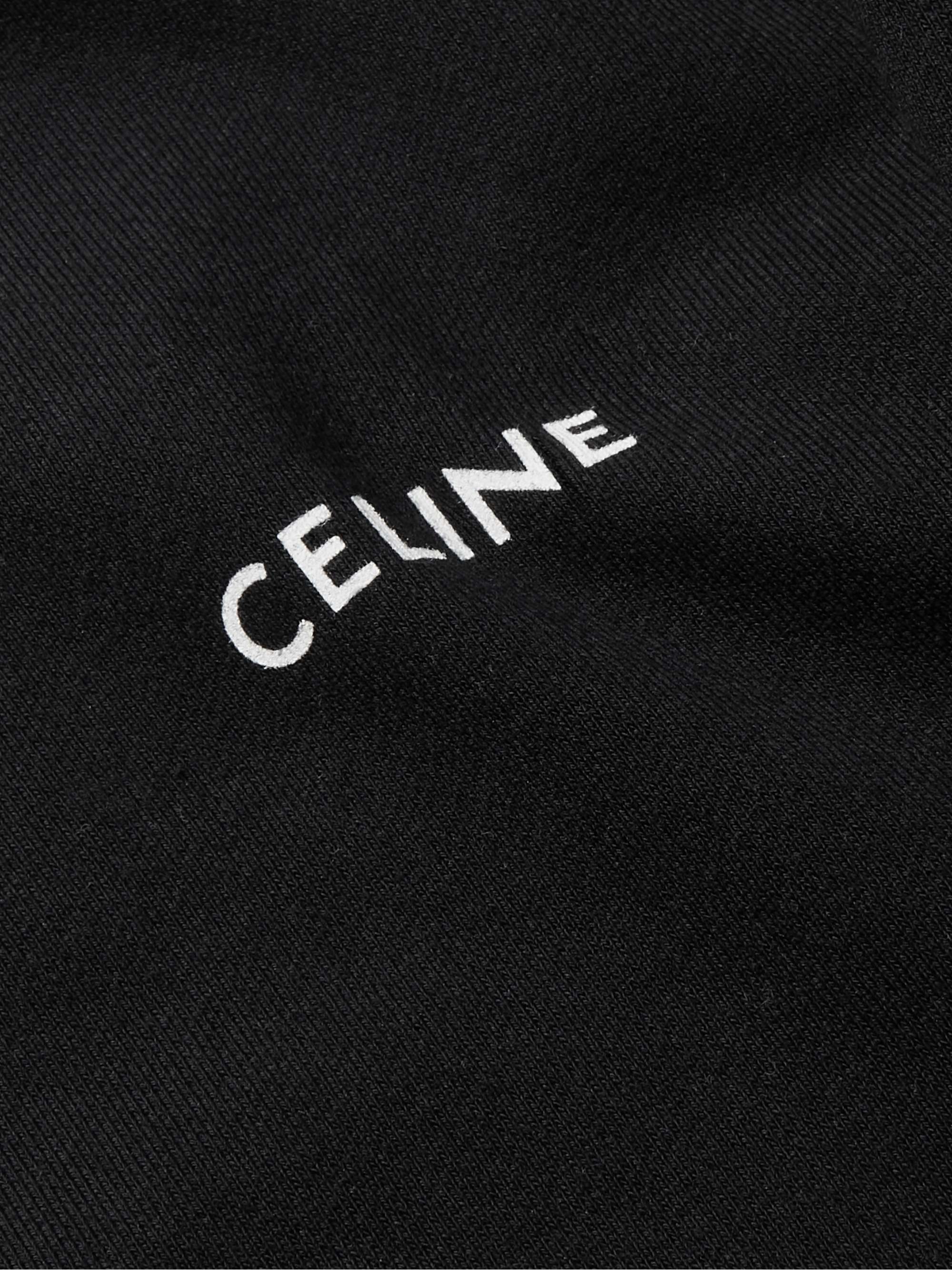 Logo-Print Cotton-Blend Jersey Hoodie view