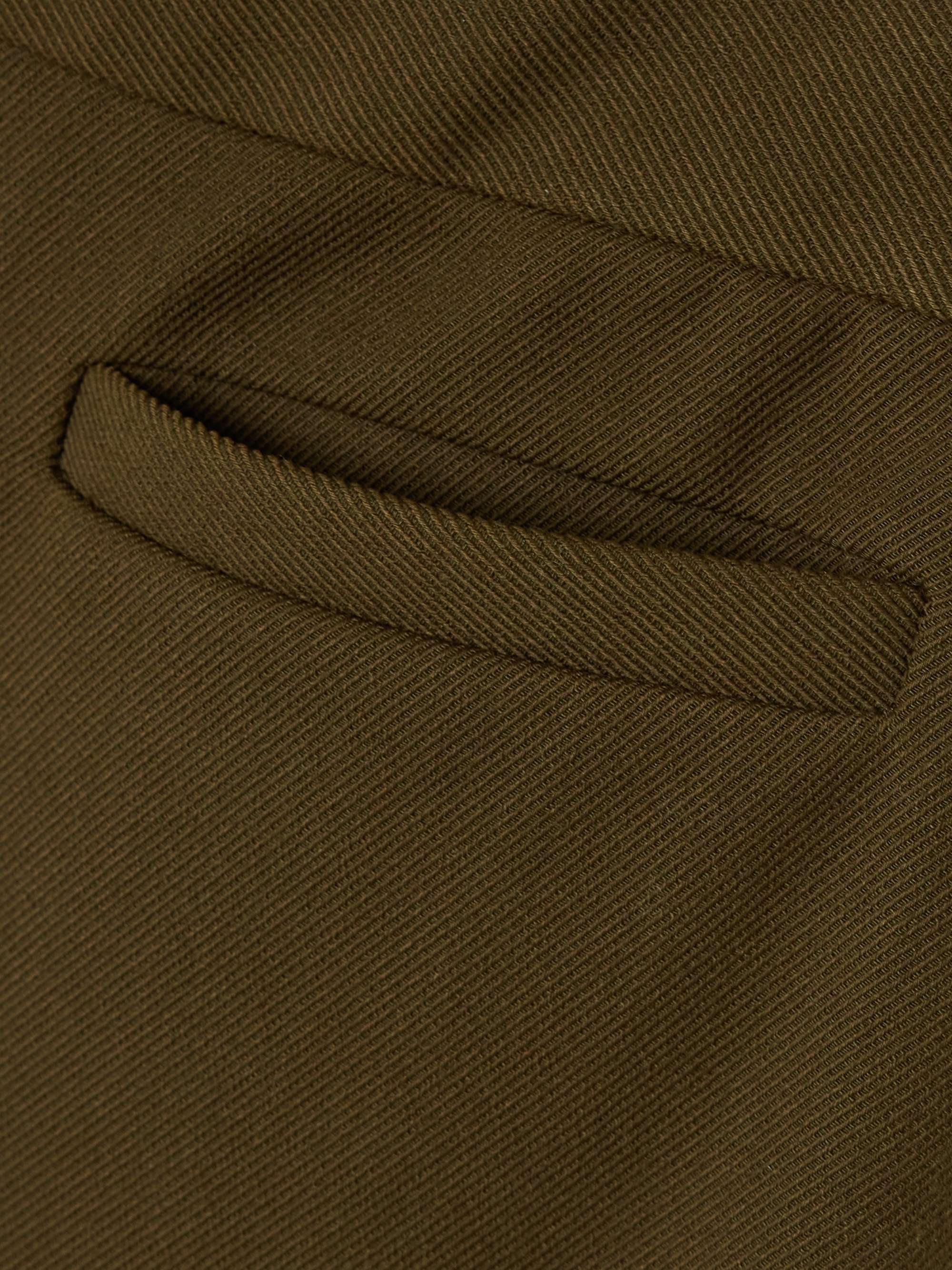 Twill flared pants view