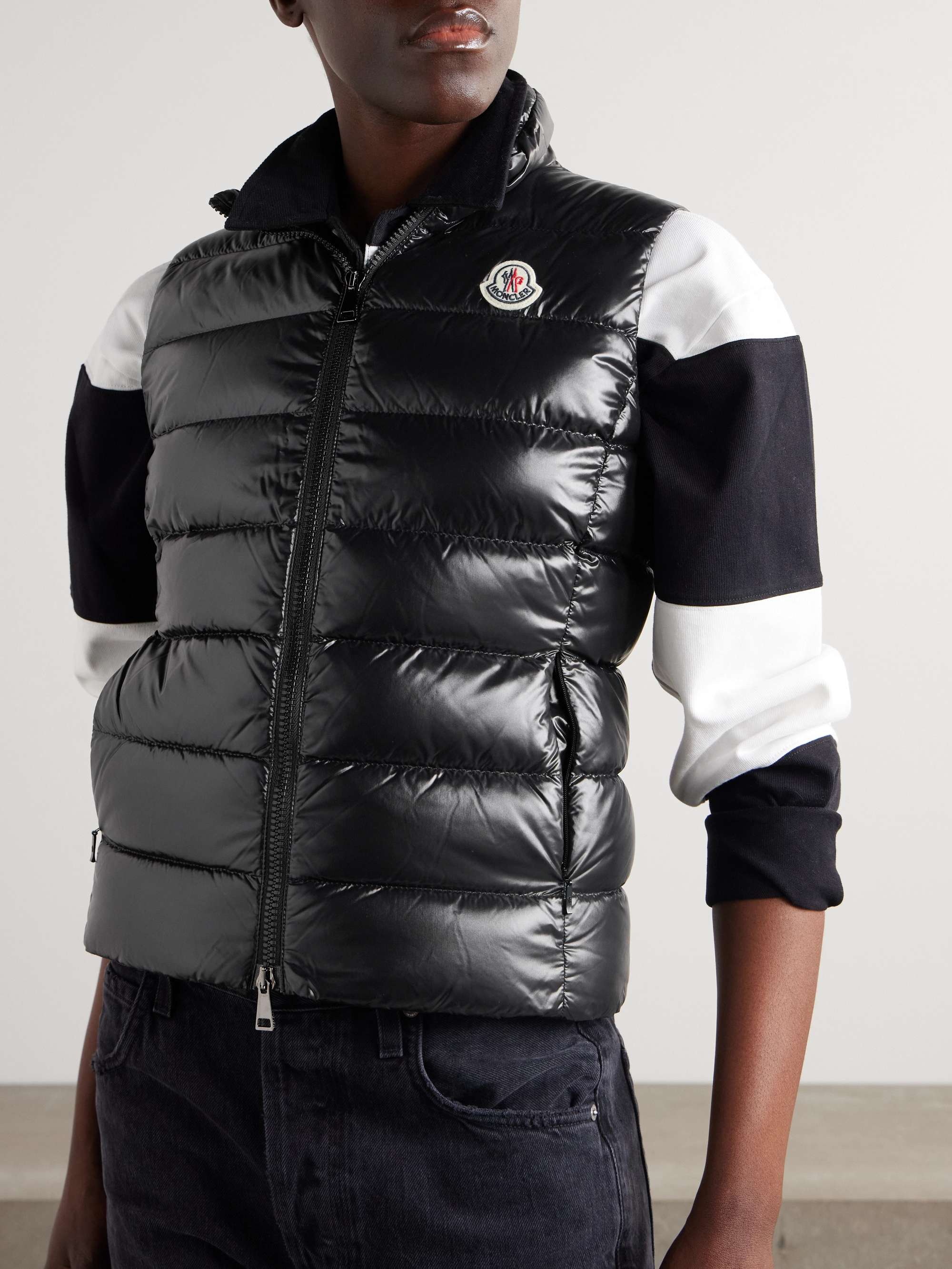 Ghany quilted glossed-shell down vest view