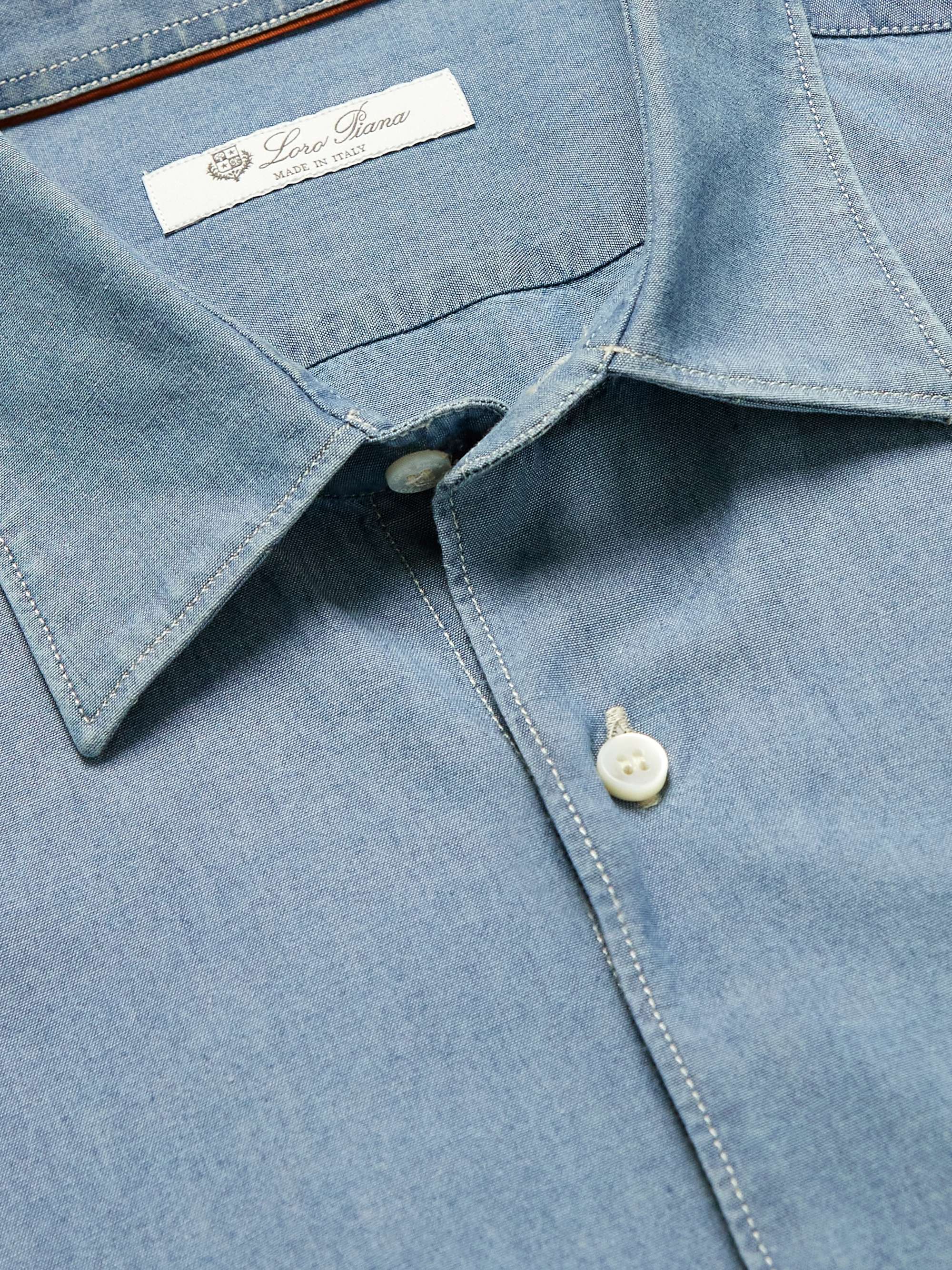 Arthur Preston Cotton-Chambray Shirt view