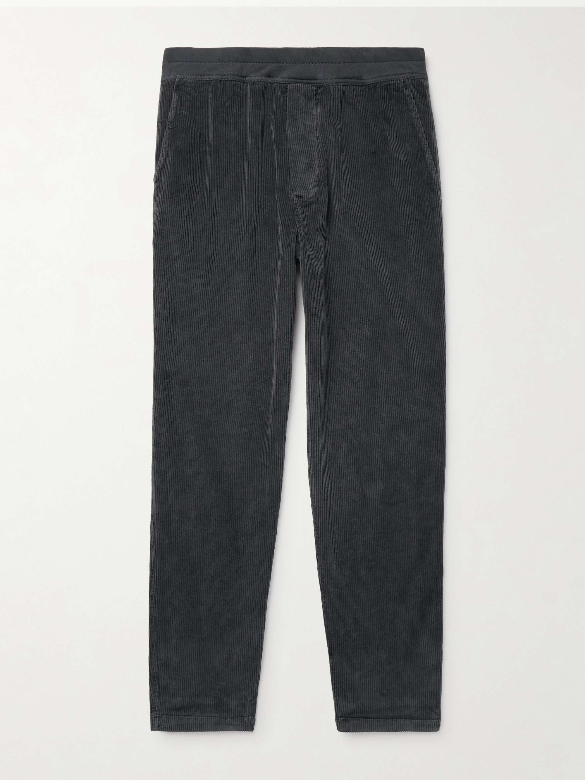 Slim-Fit Garment-Dyed Cotton-Blend Corduroy Chinos hero visual