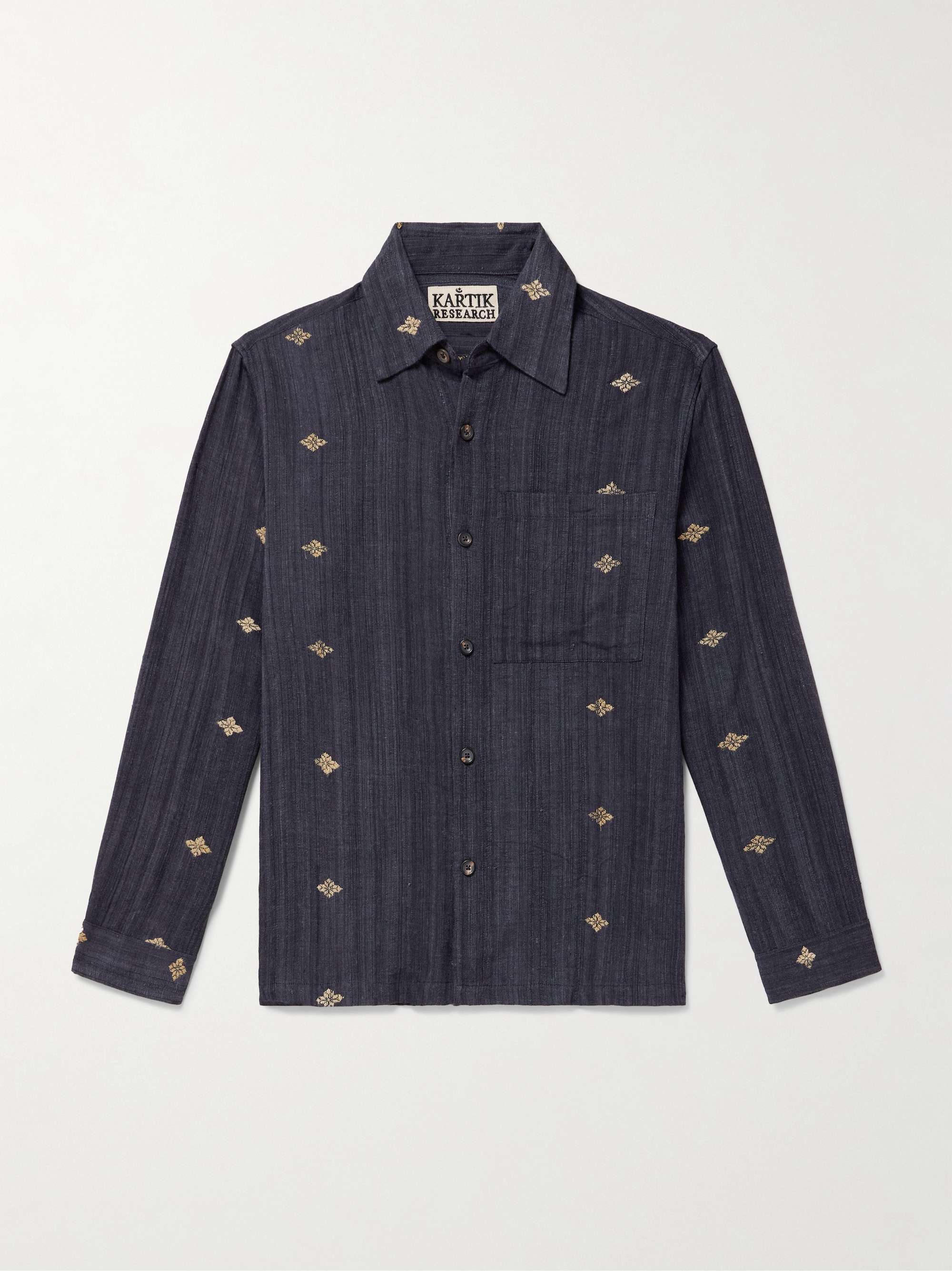 Embroidered Silk Shirt hero visual