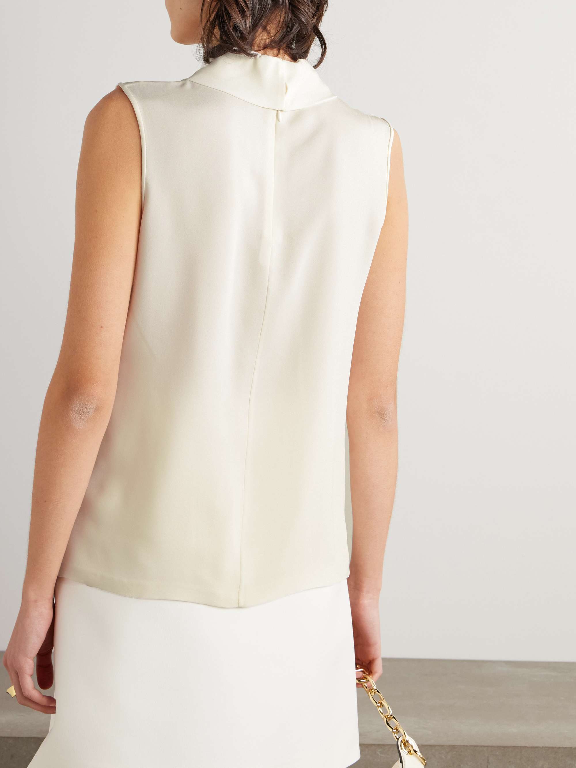 Silk-georgette blouse view