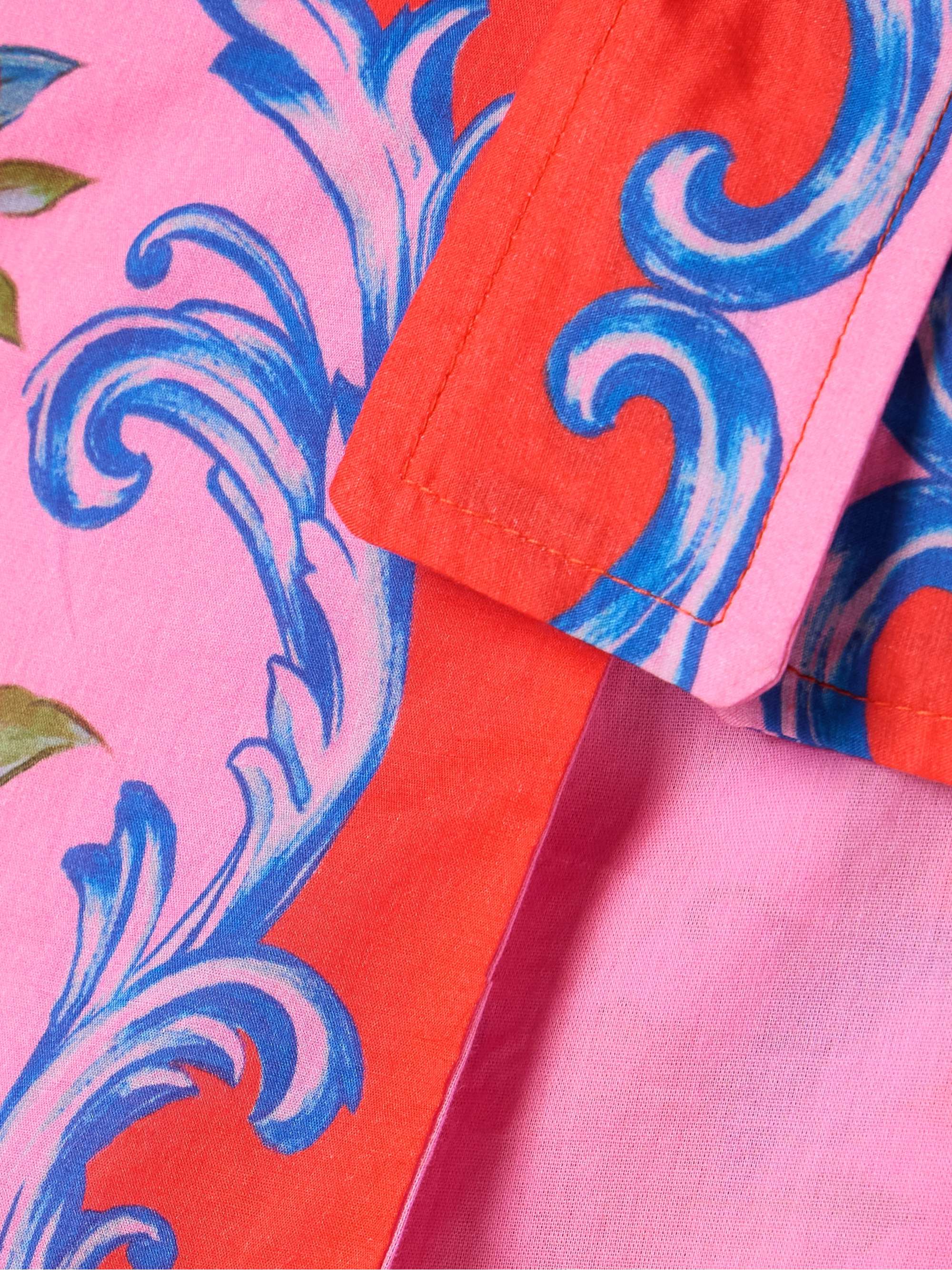 Sicily printed cotton-voile pareo view