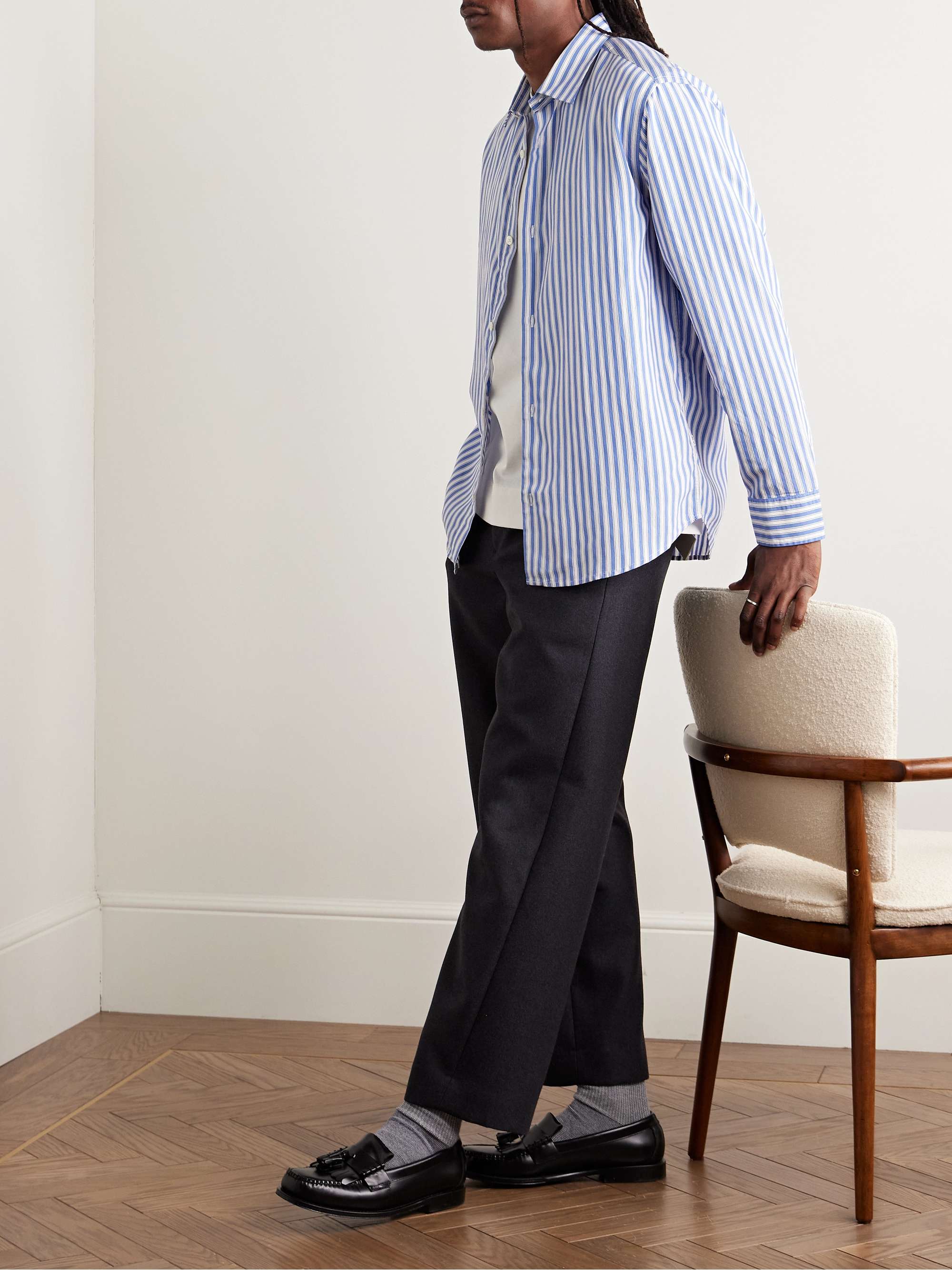 Freddy 5330 Striped TENCEL™ Modal-Blend Shirt view