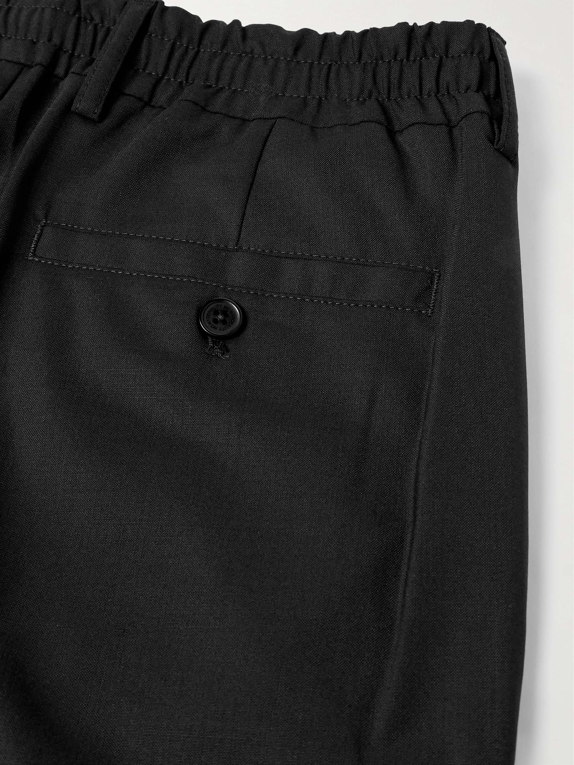 Billie 1088 Straight-Leg Recycled Grain De Poudre Suit Trousers view