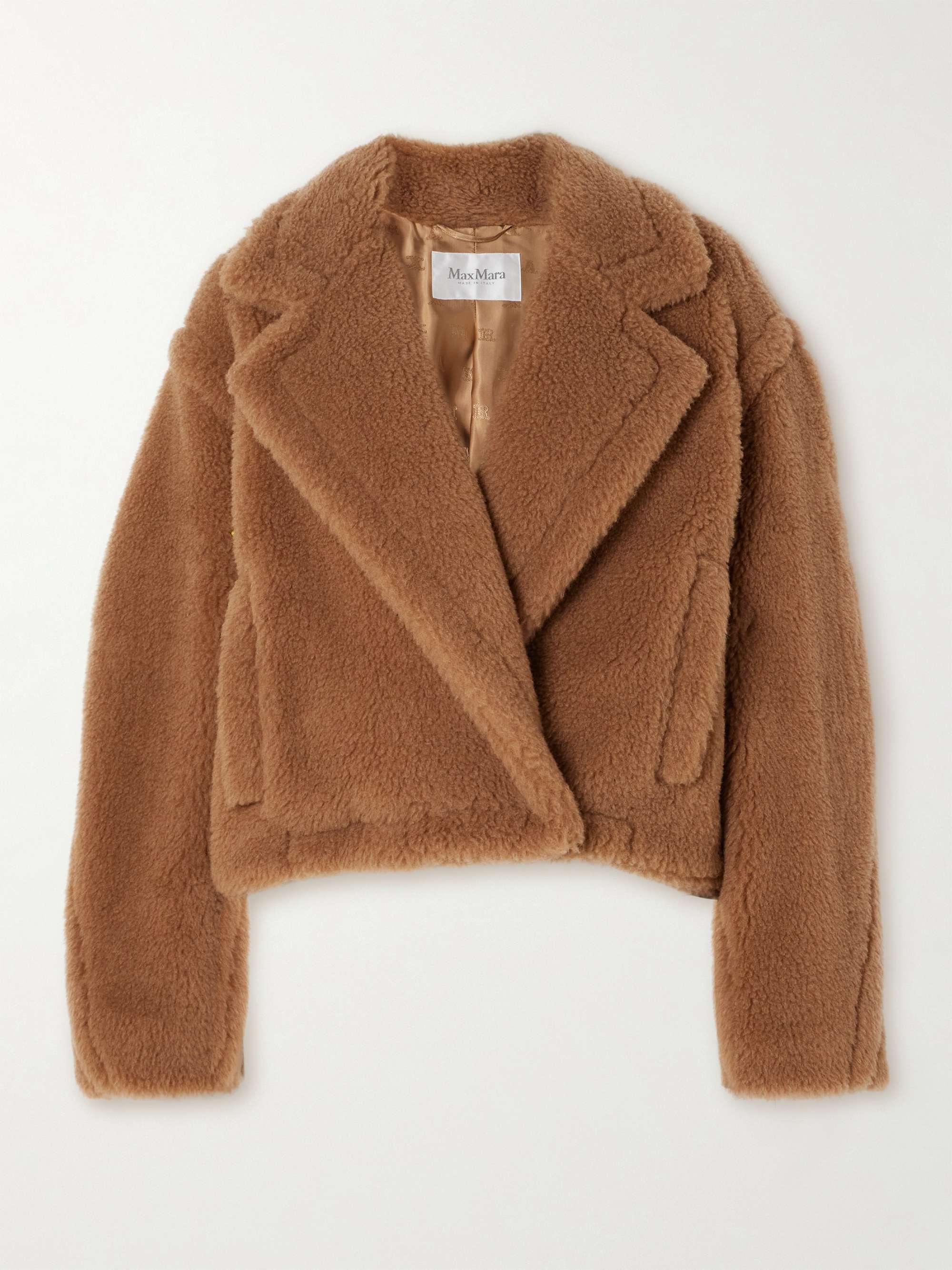 Oggeri Teddy camel hair and silk-blend jacket hero visual