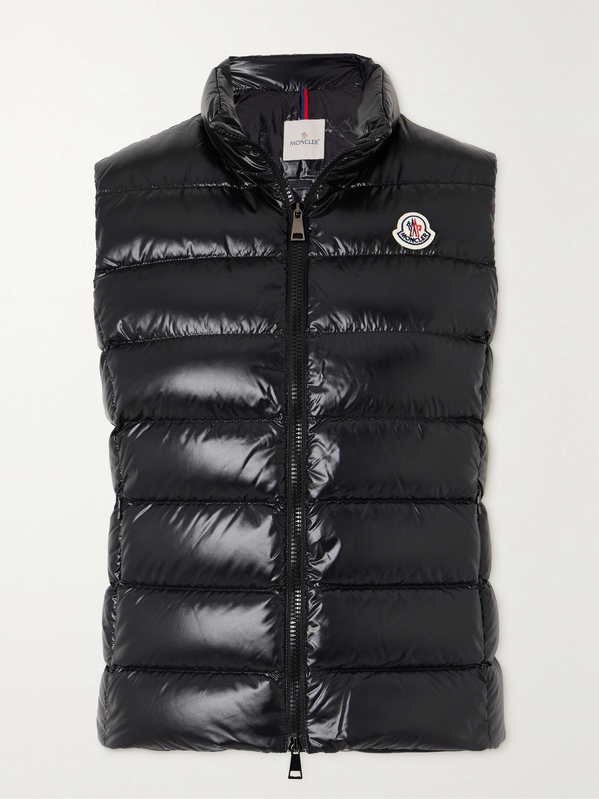 Ghany quilted glossed-shell down vest hero visual