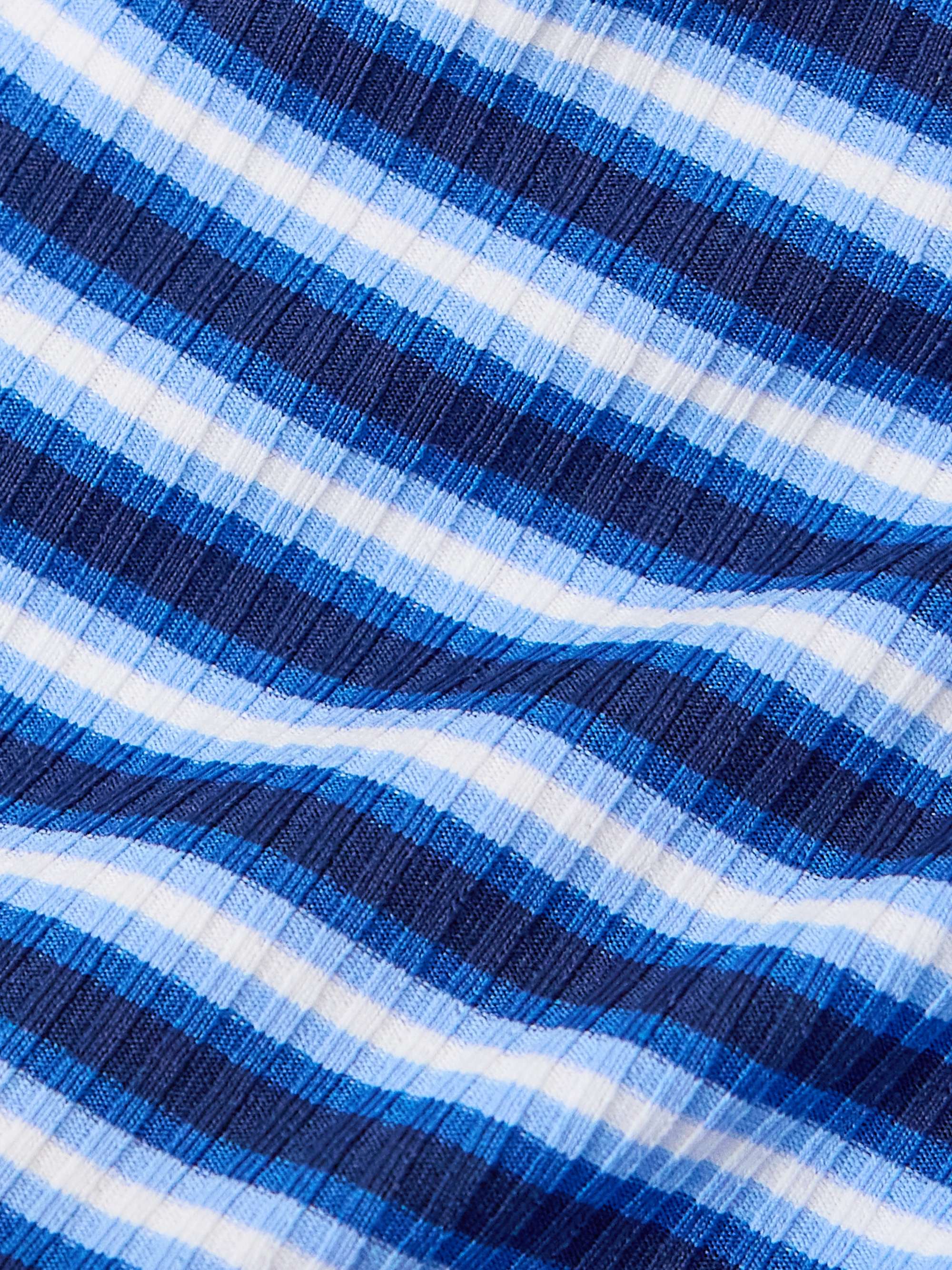 Ottantasette striped bandeau bikini view