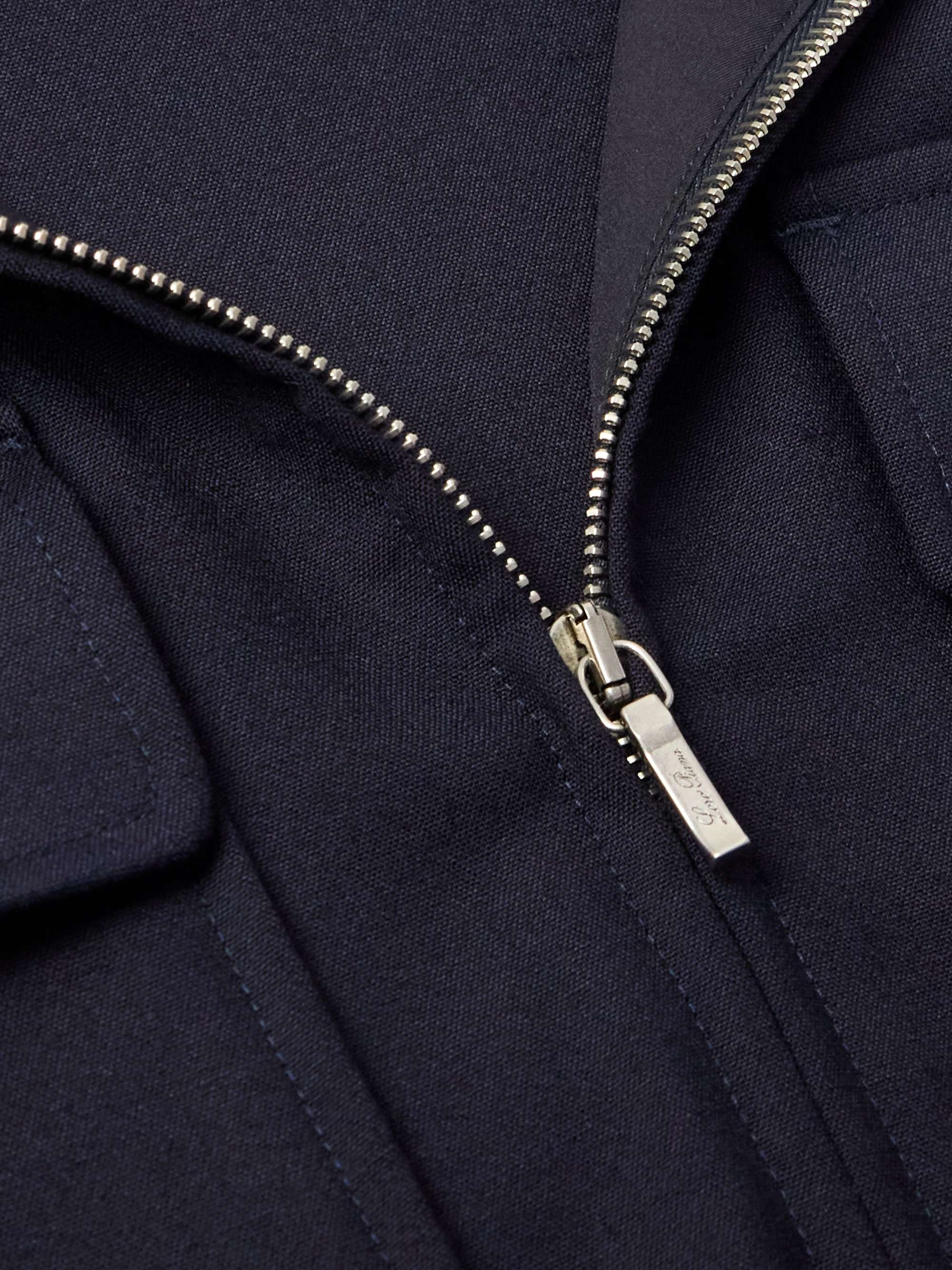 Wool-Blend Blouson Jacket view