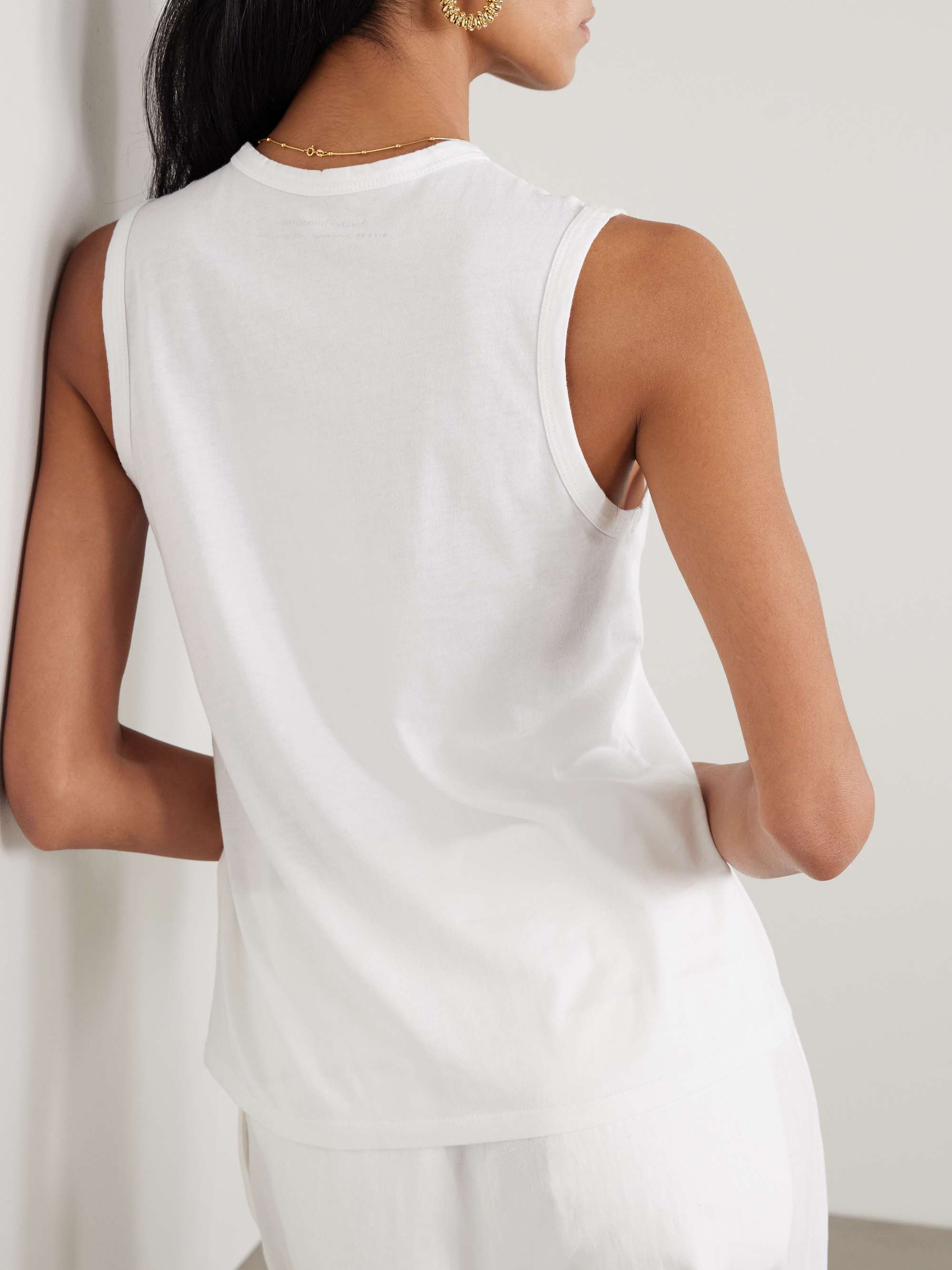 Organic cotton-jersey tank top view