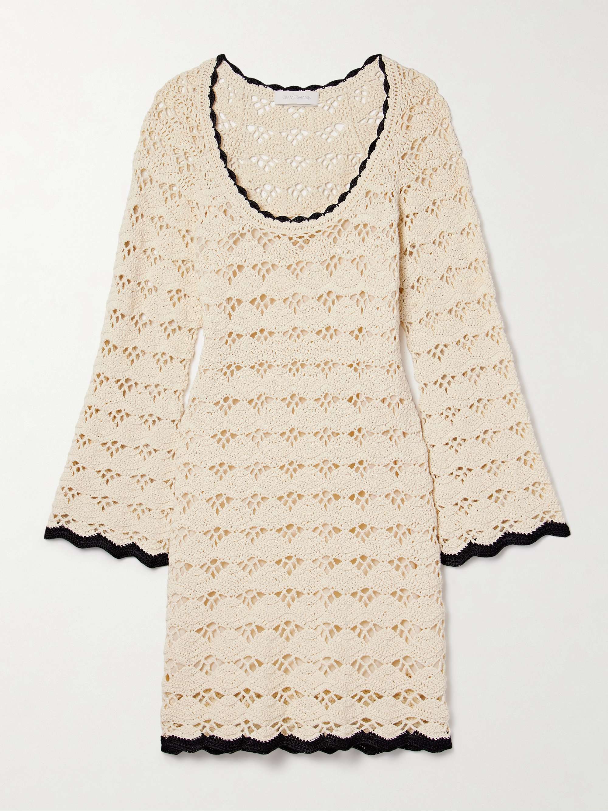 Rhiannon crocheted cotton mini dress hero visual