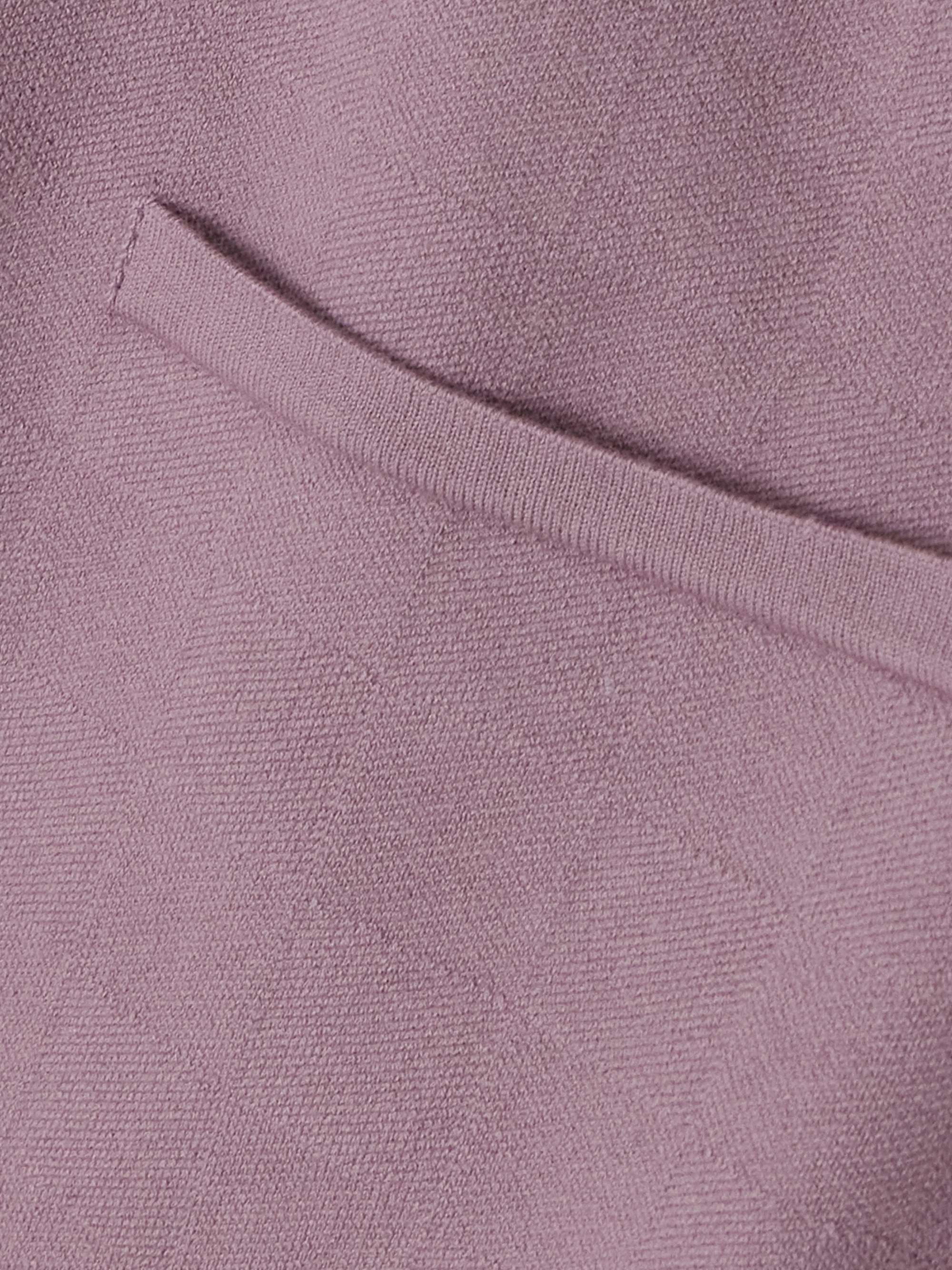 Cropped cotton-blend slim-leg pants view