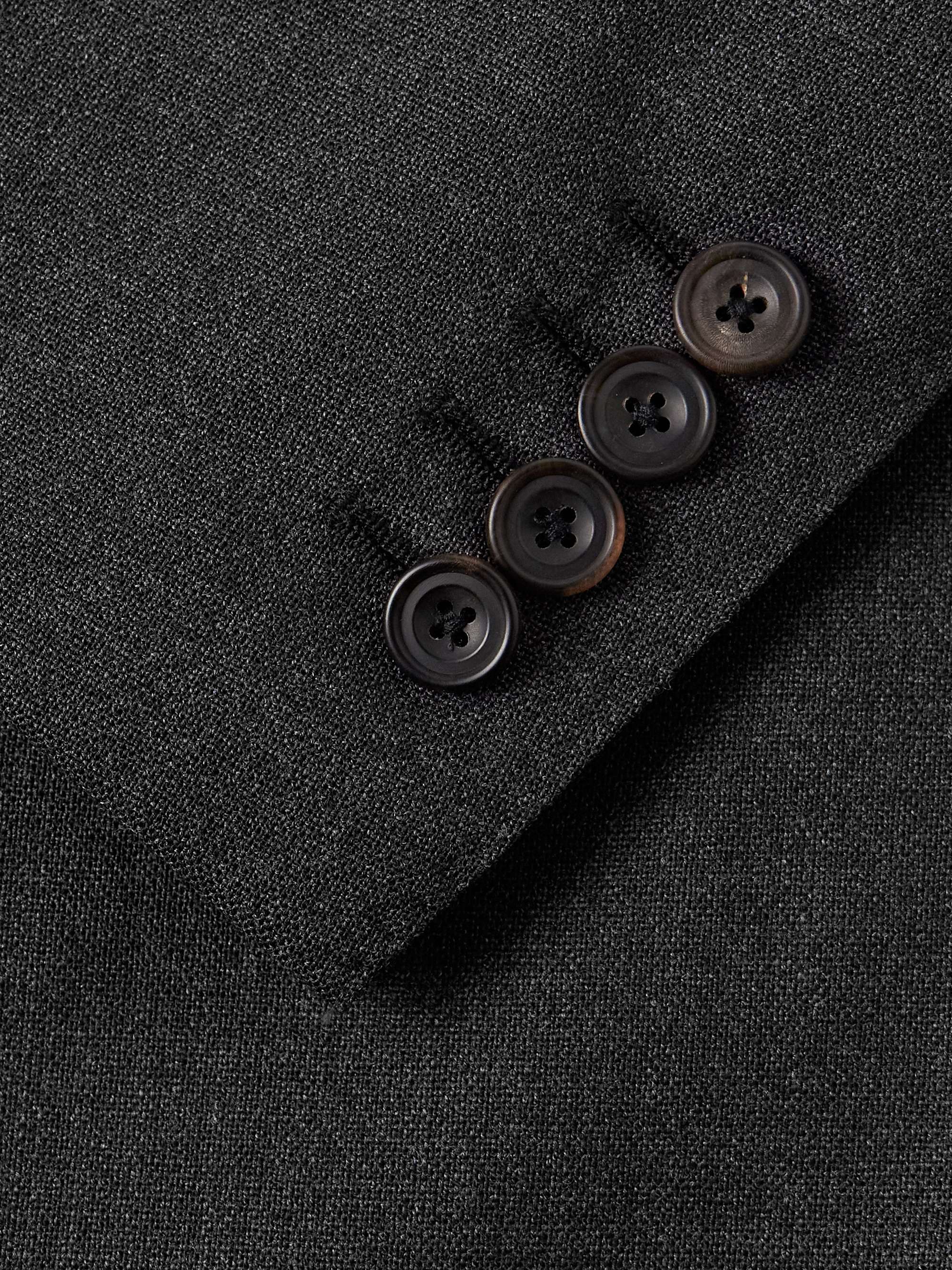 Slim-Fit Double-Breasted Wool Blazer view