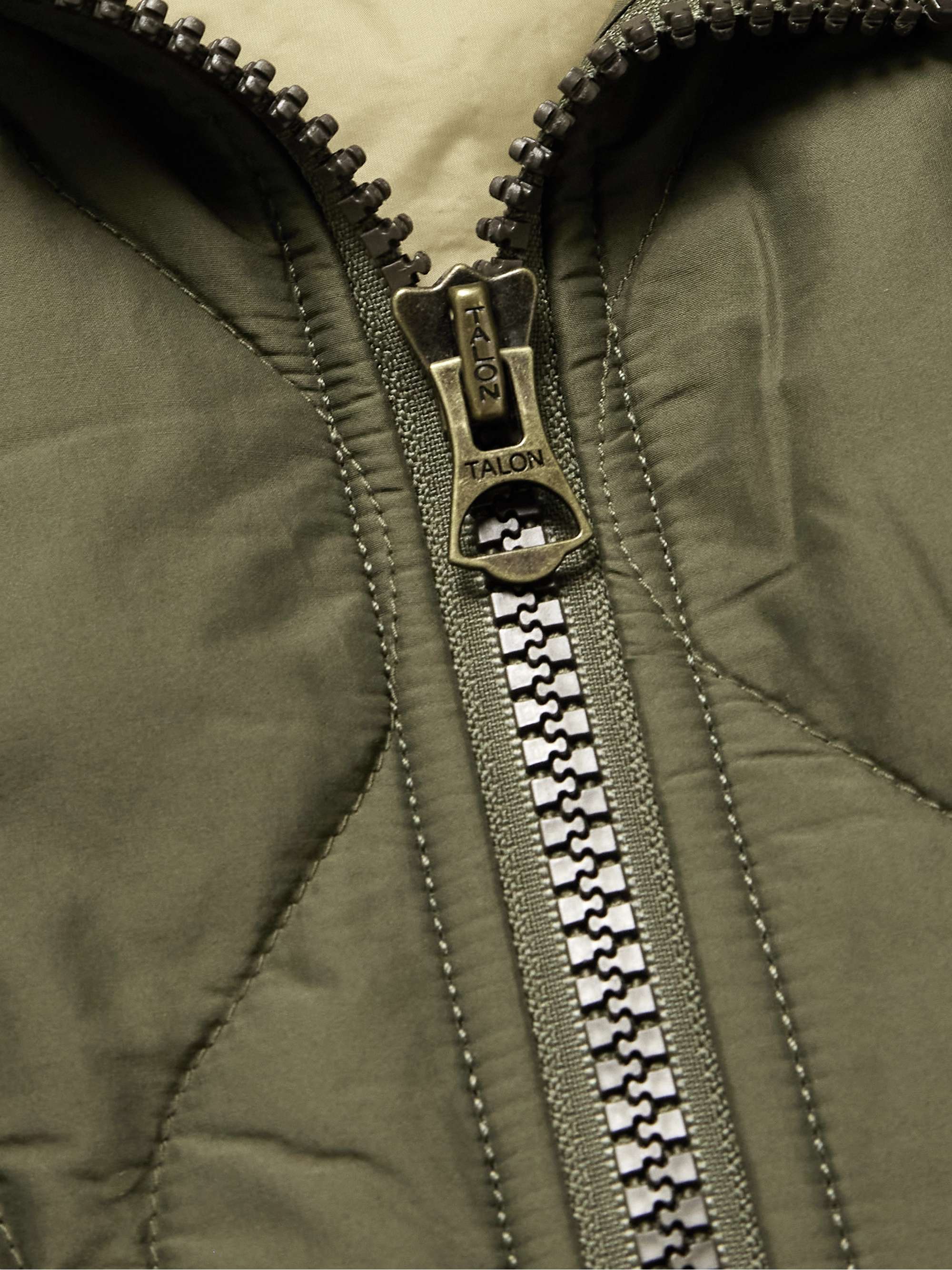 Reversible Quilted Shell Bomber Jacket view