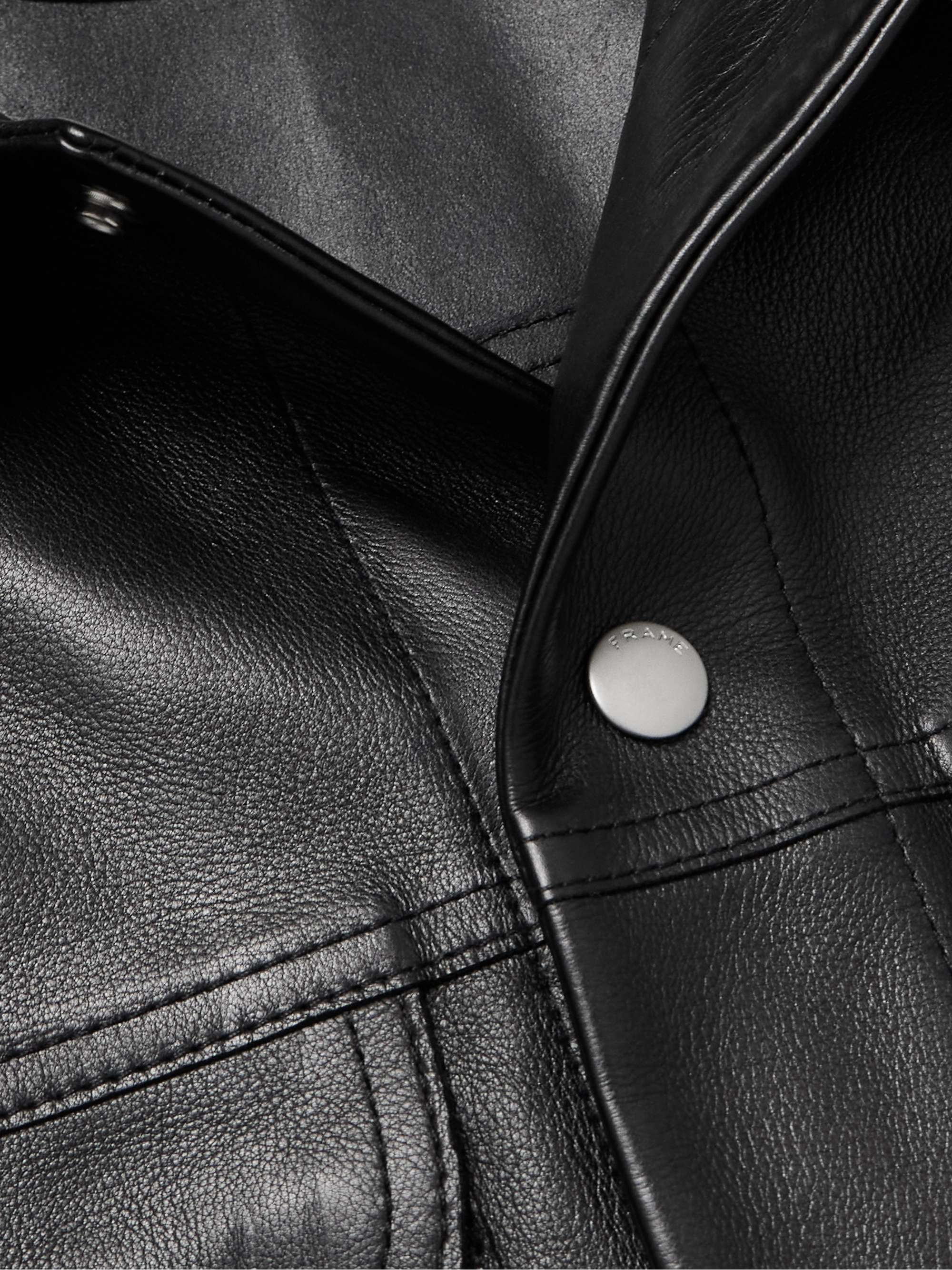 Leather Trucker Jacket view
