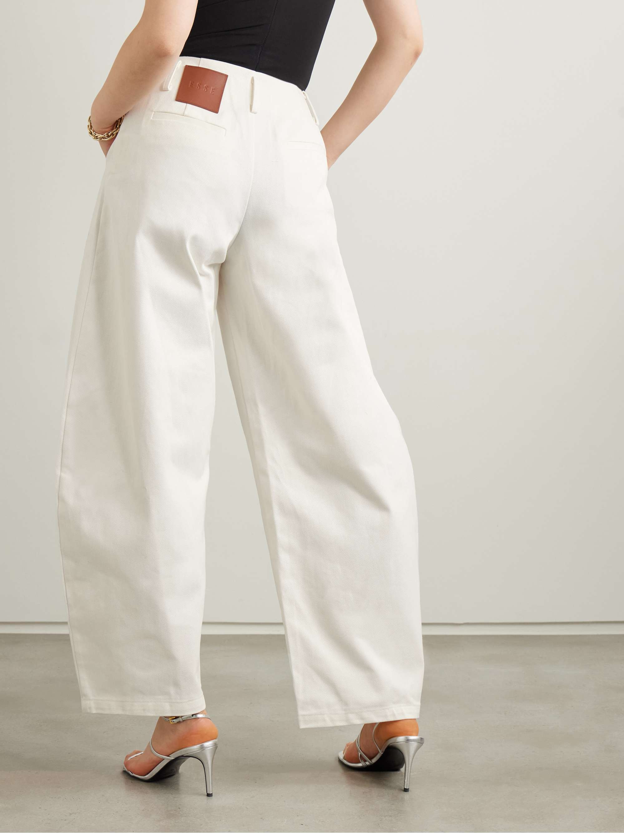 Meki Cocoon high-rise barrel-leg jeans view