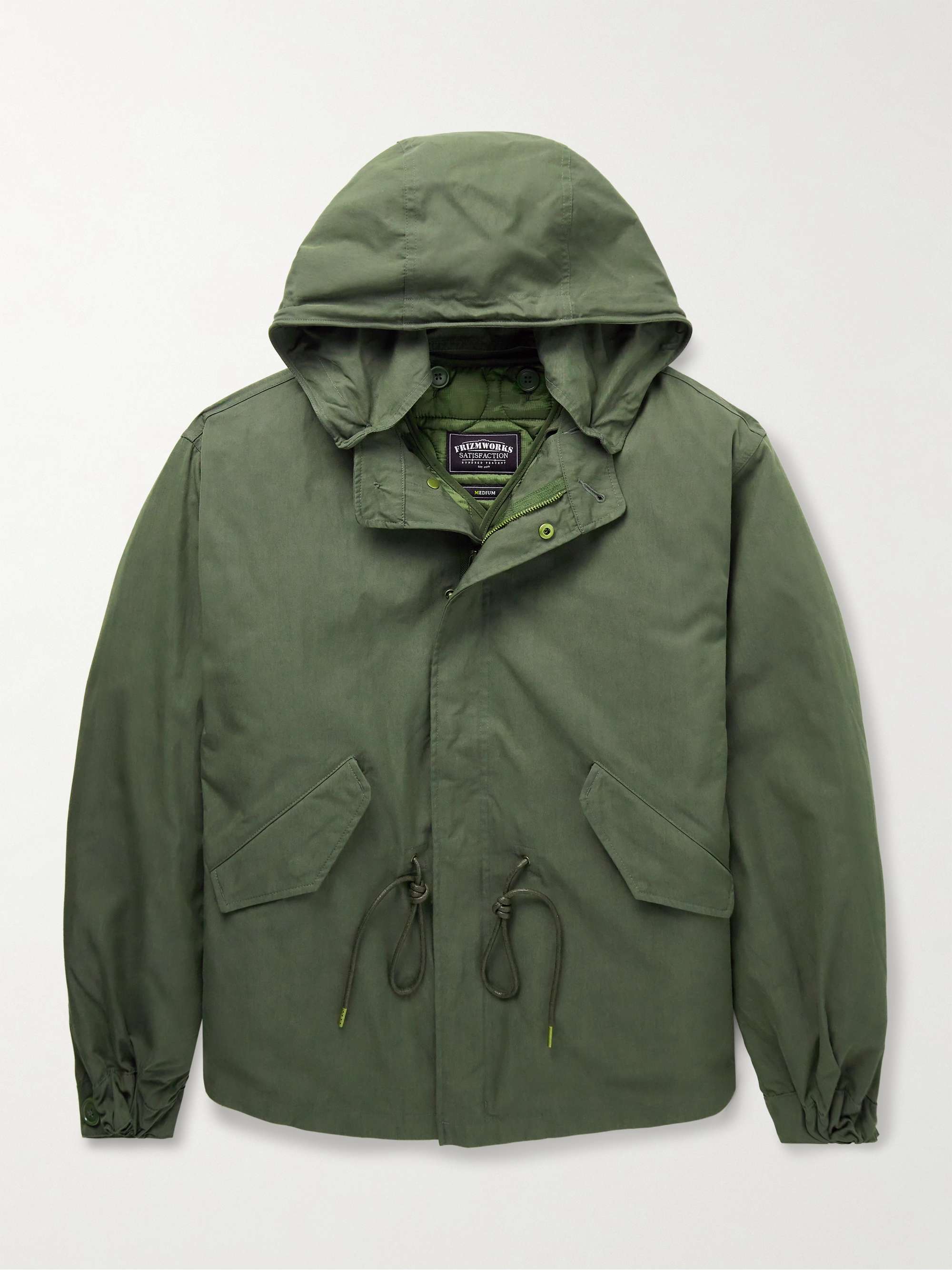 Oscar Convertible Cotton and Nylon-Blend Twill Hooded Jacket with Ripstop Liner hero visual