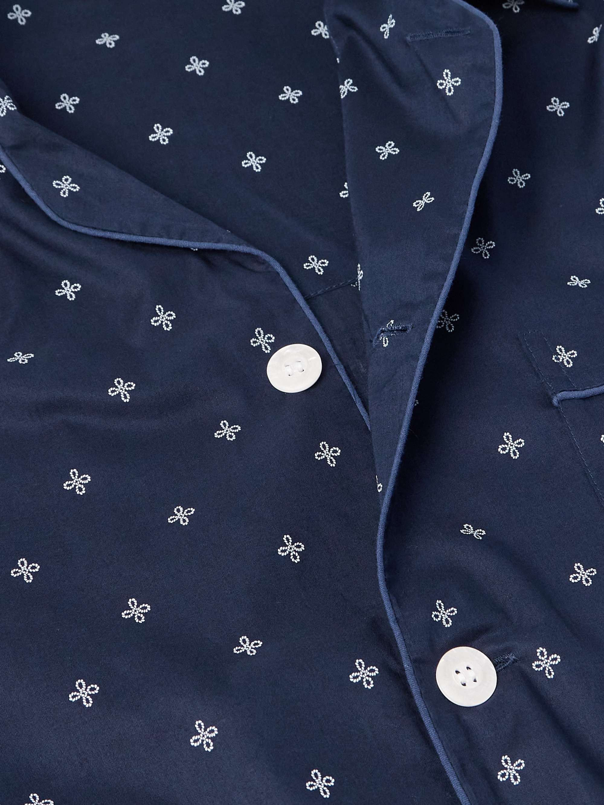 Printed Cotton-Poplin Pyjama Set view