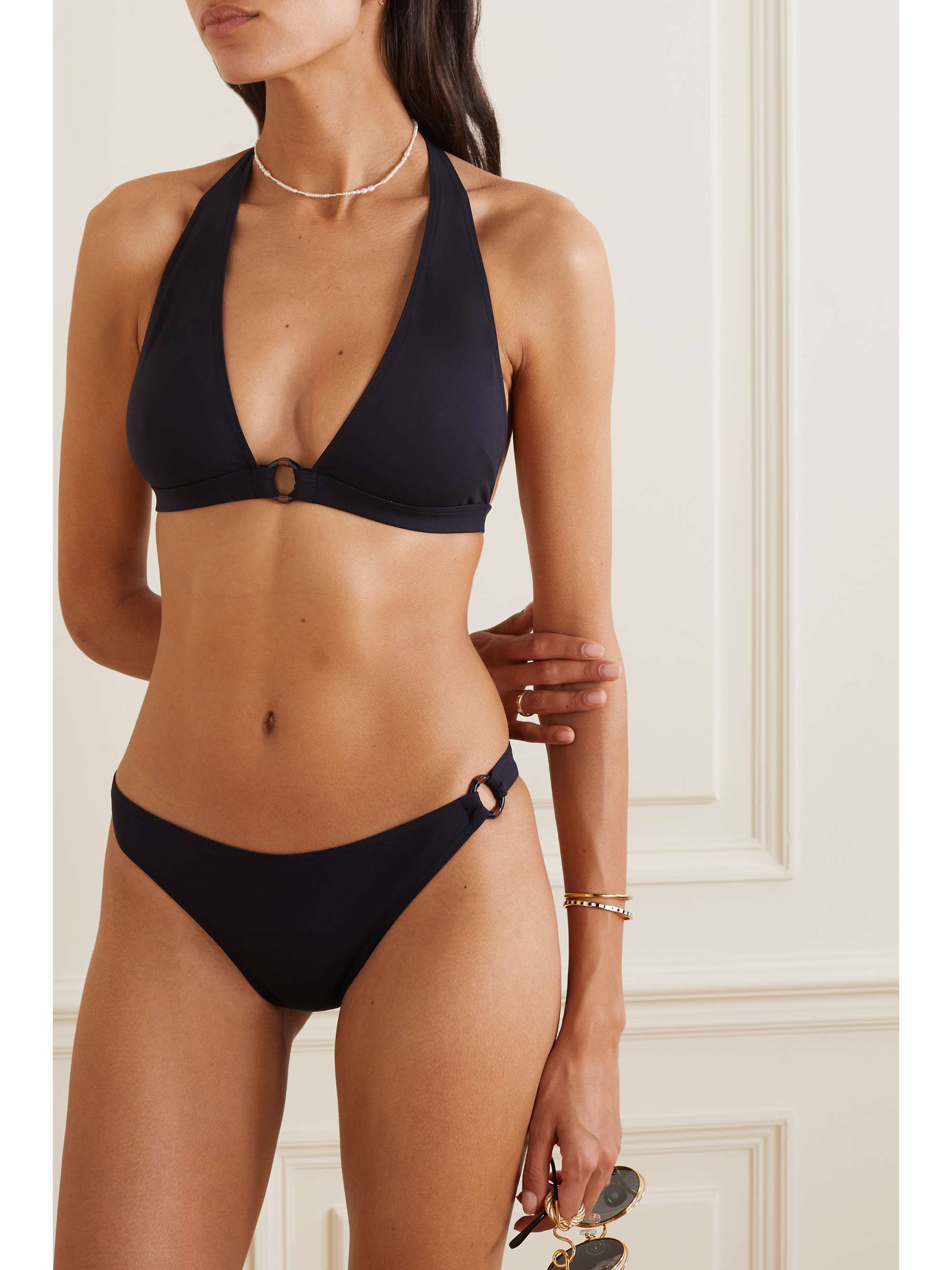 Marine embellished bikini briefs view
