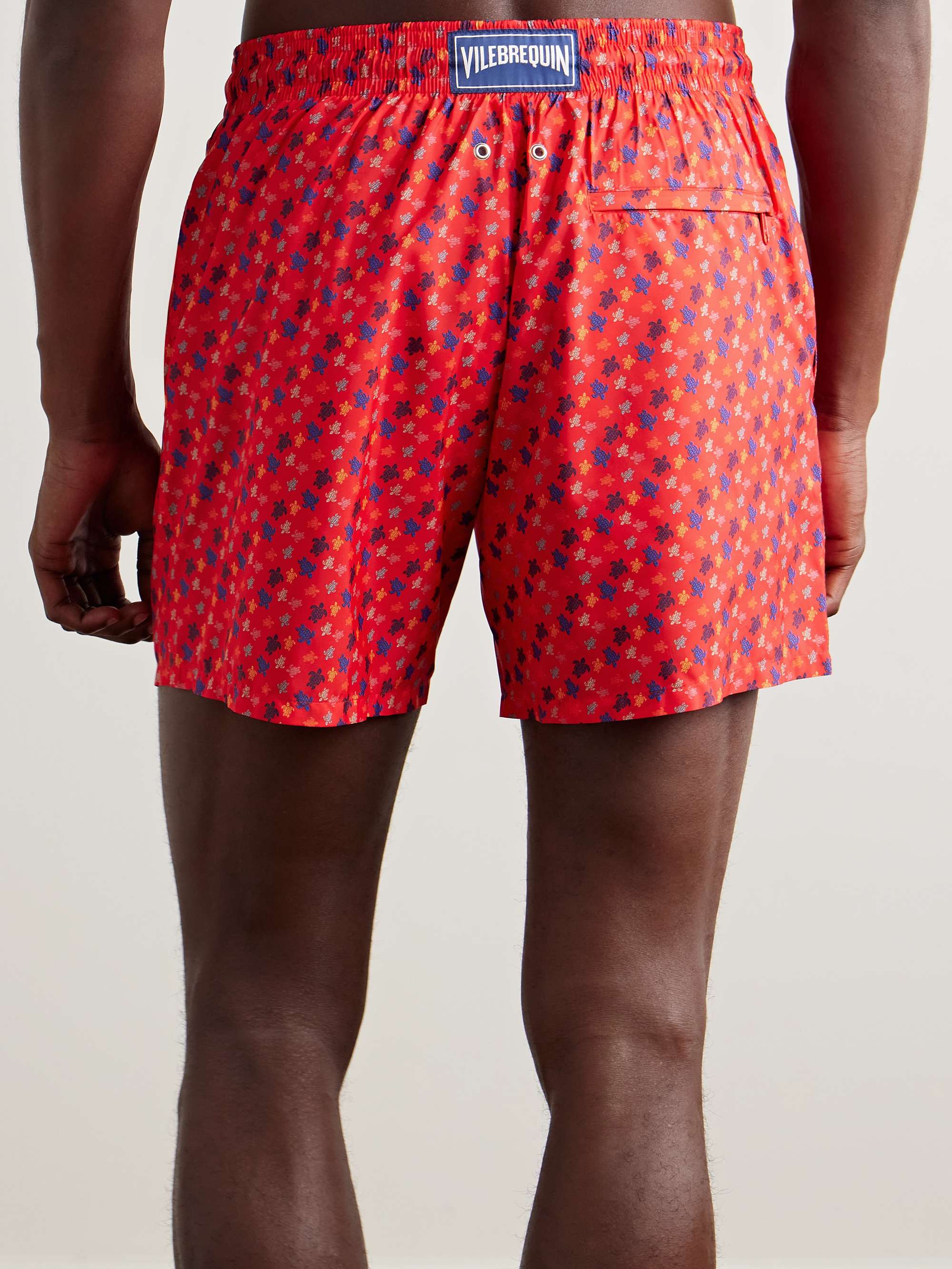 Mahina Straight-Leg Mid-Length Recycled Swim Shorts view