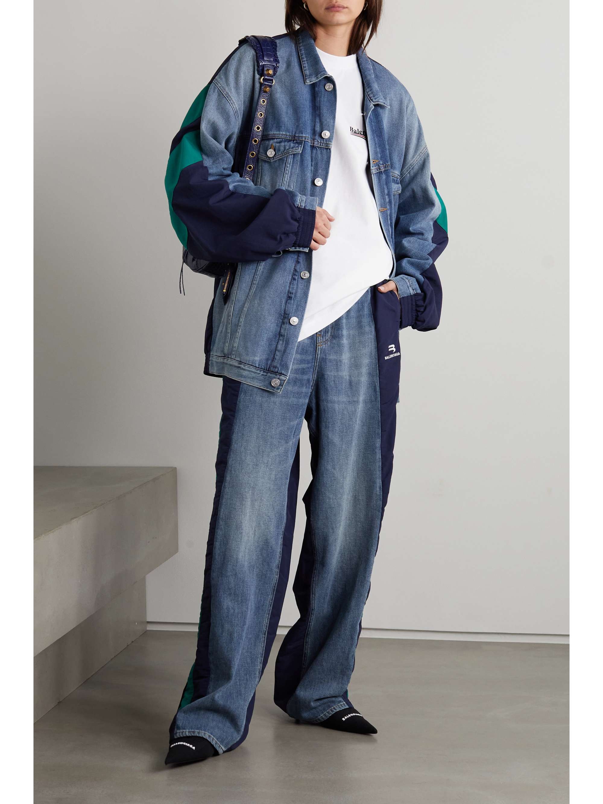 Oversized printed cotton-jersey T-shirt view