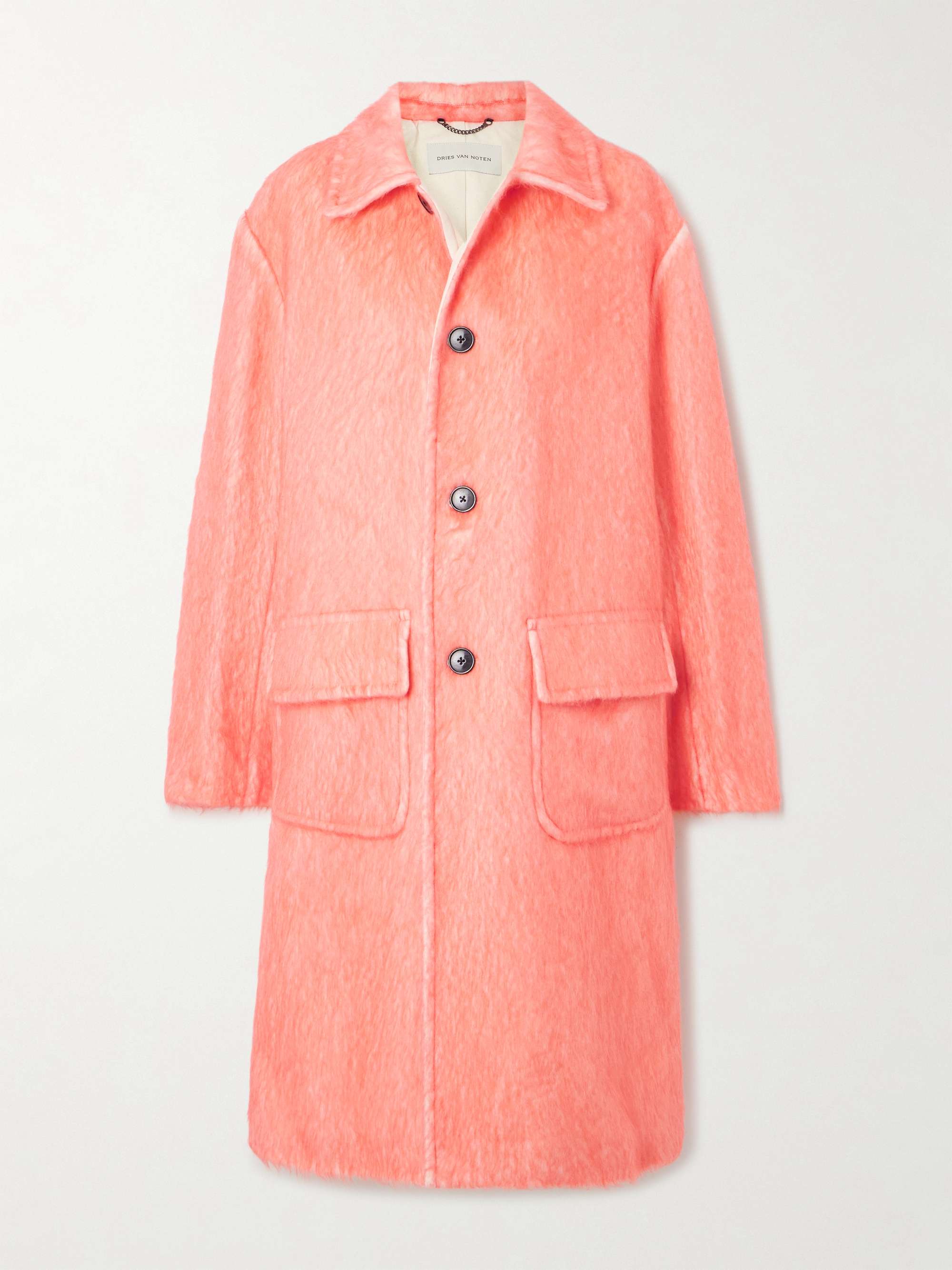 Brushed alpaca, cotton and wool-blend coat hero visual