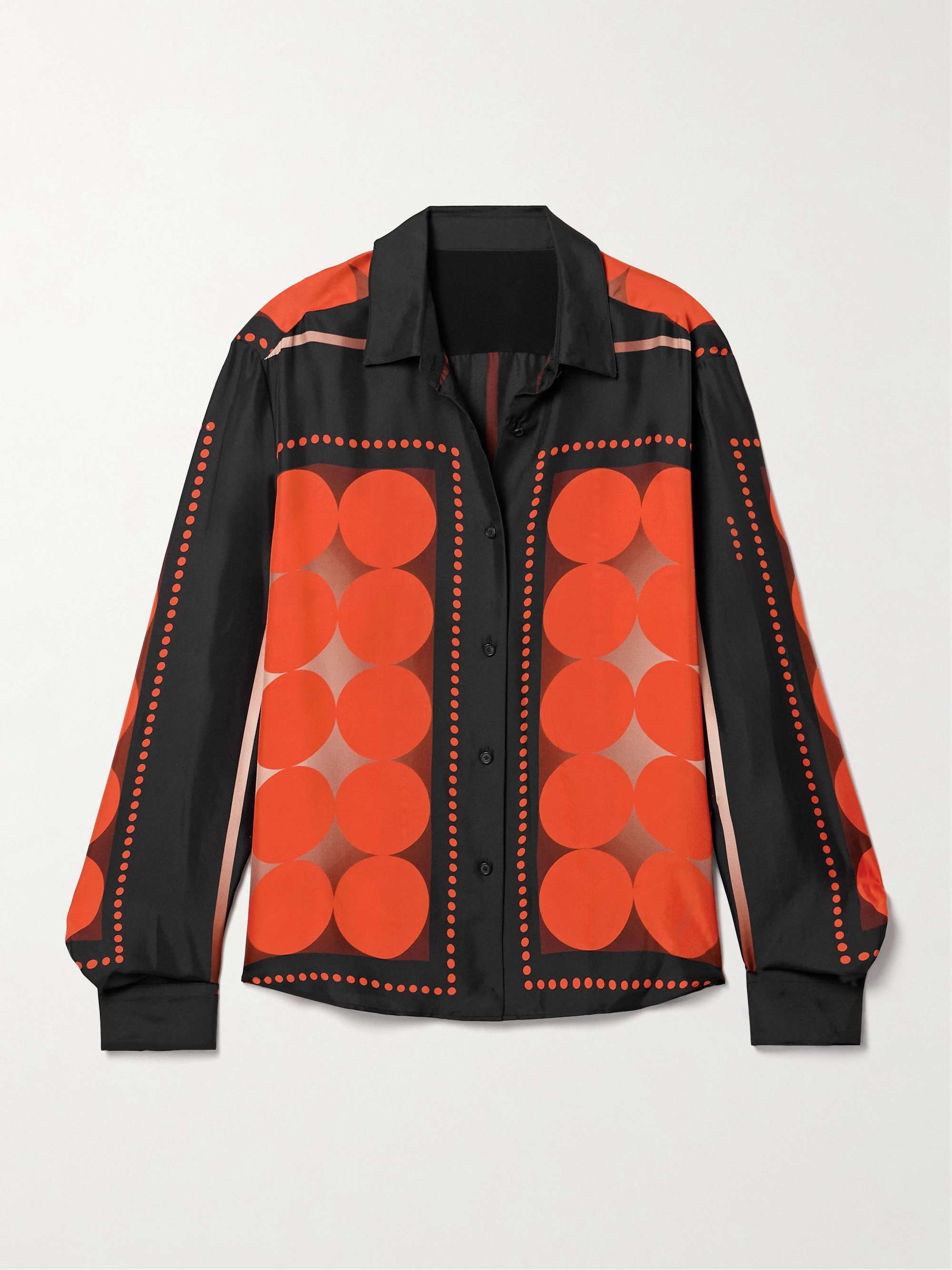 Argo oversized printed silk-twill shirt hero visual