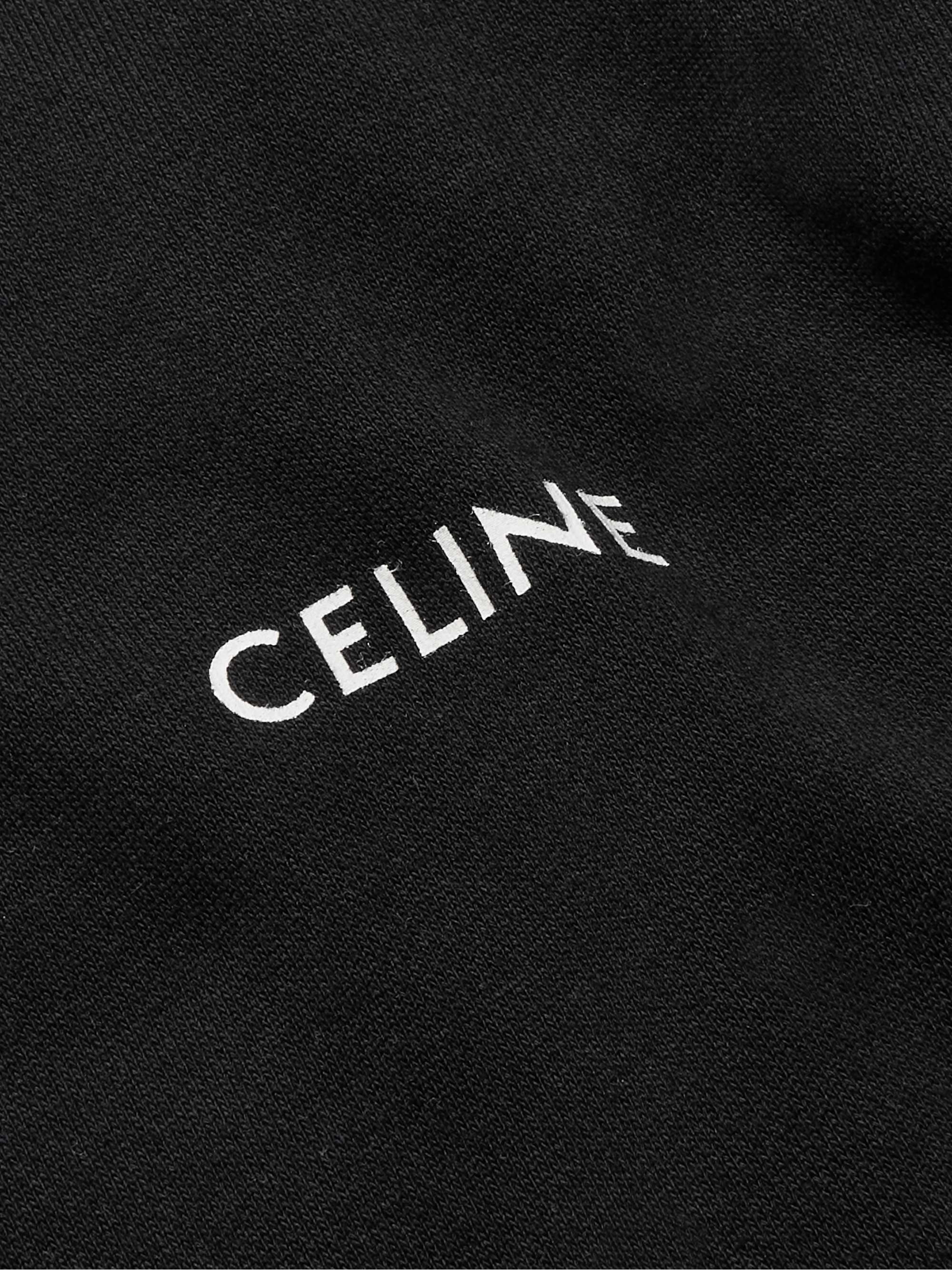 Logo-Print Stretch-Cotton Jersey Hoodie view