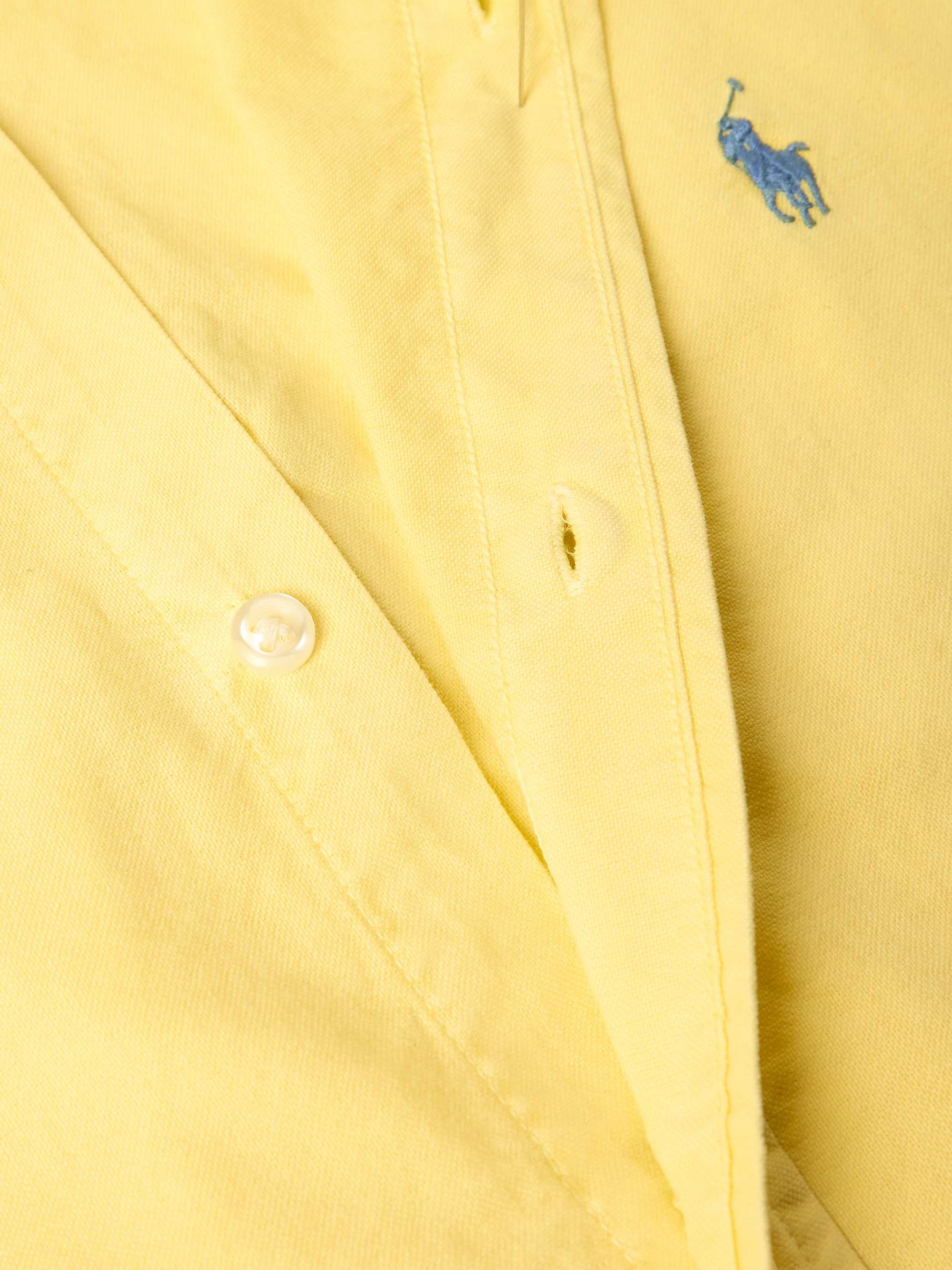 Logo-Embroidered Cotton Oxford Shirt view