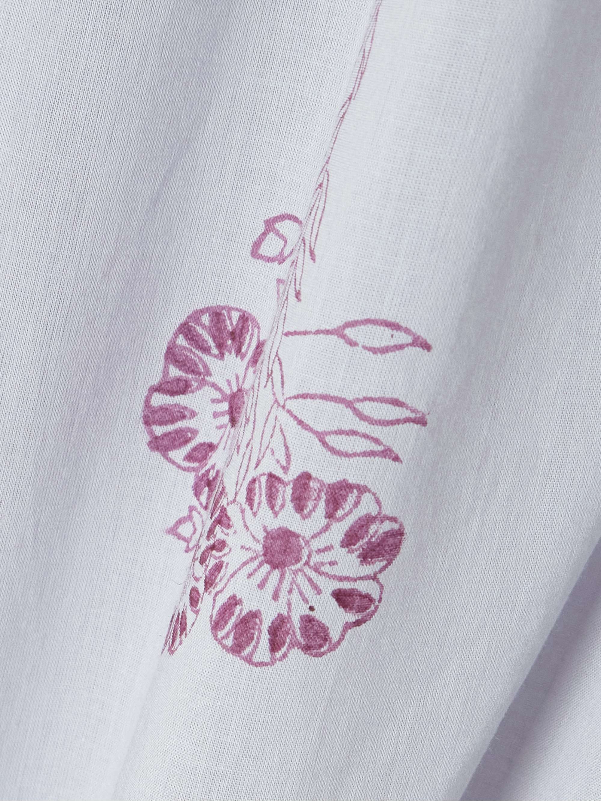 Winn ruffled printed cotton shirt view