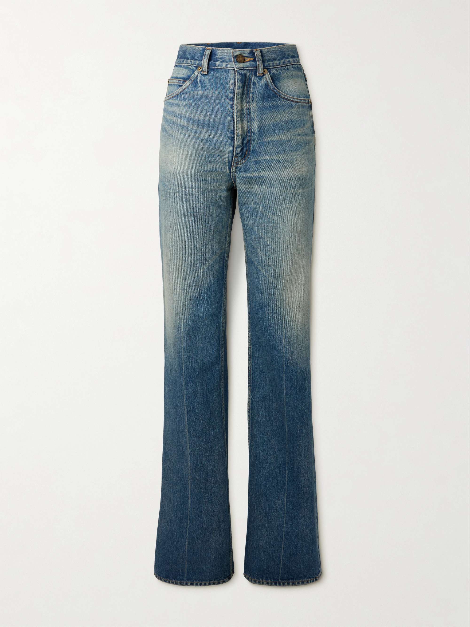 High-rise bootcut jeans hero visual