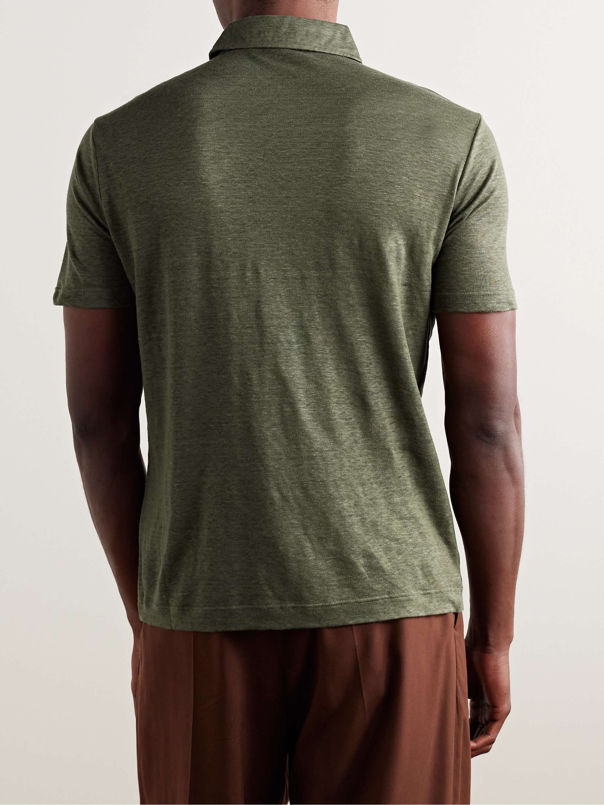Linen Polo Shirt view