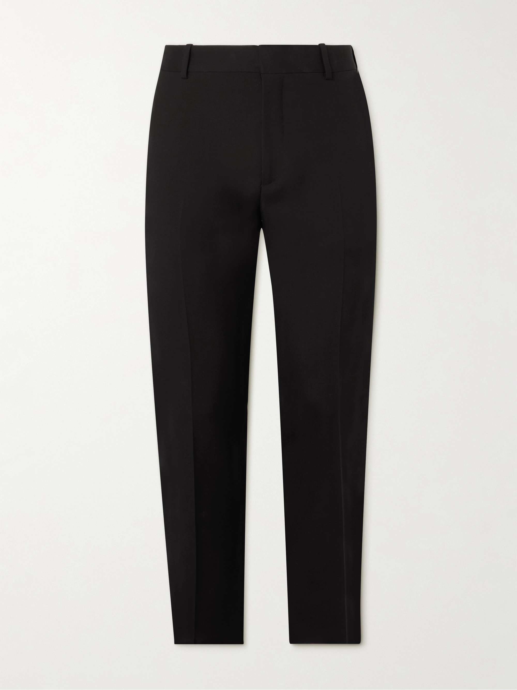 Slim-Fit Pleated Wool-Twill Trousers hero visual