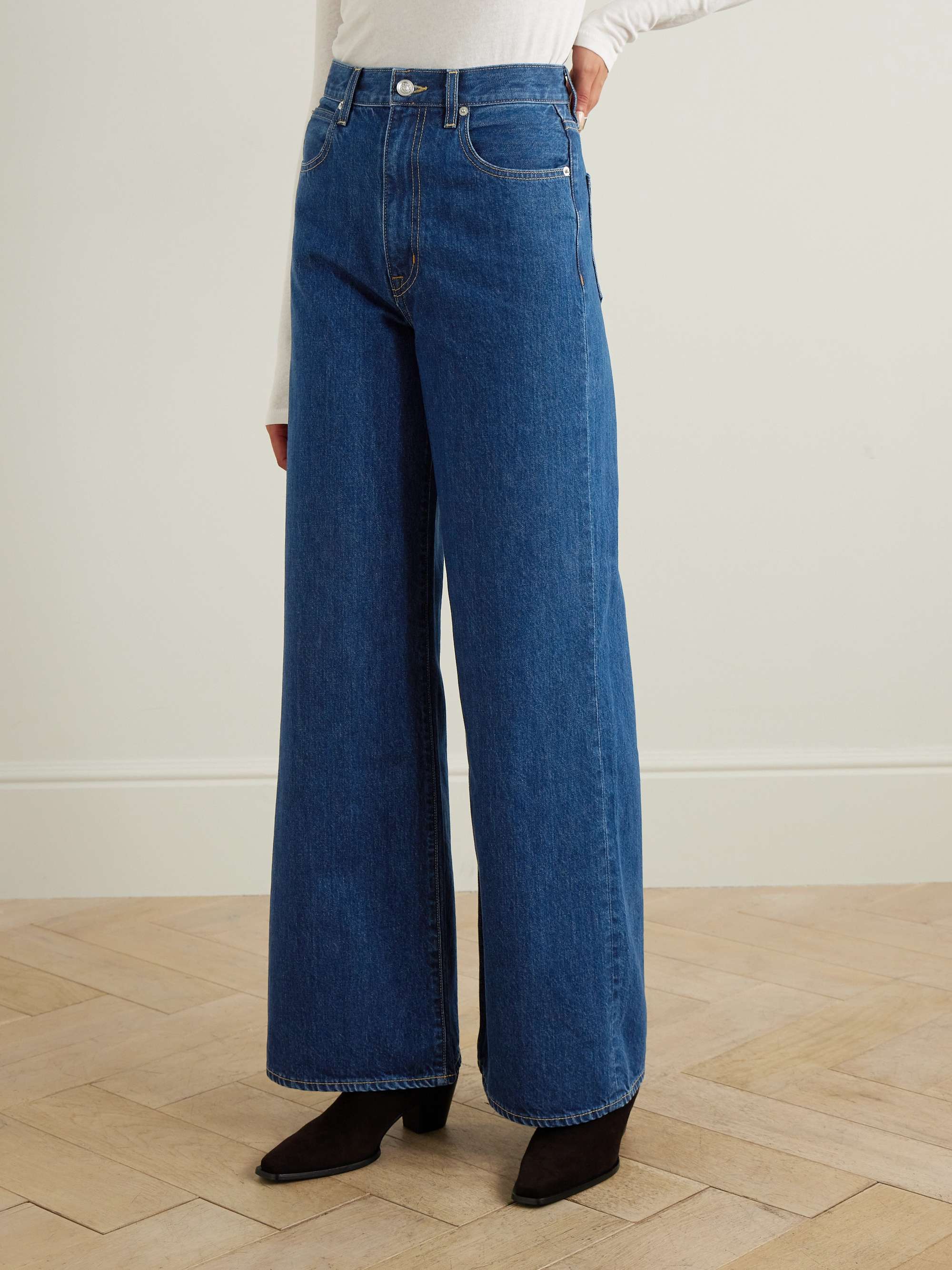 Eva high-rise wide-leg jeans view