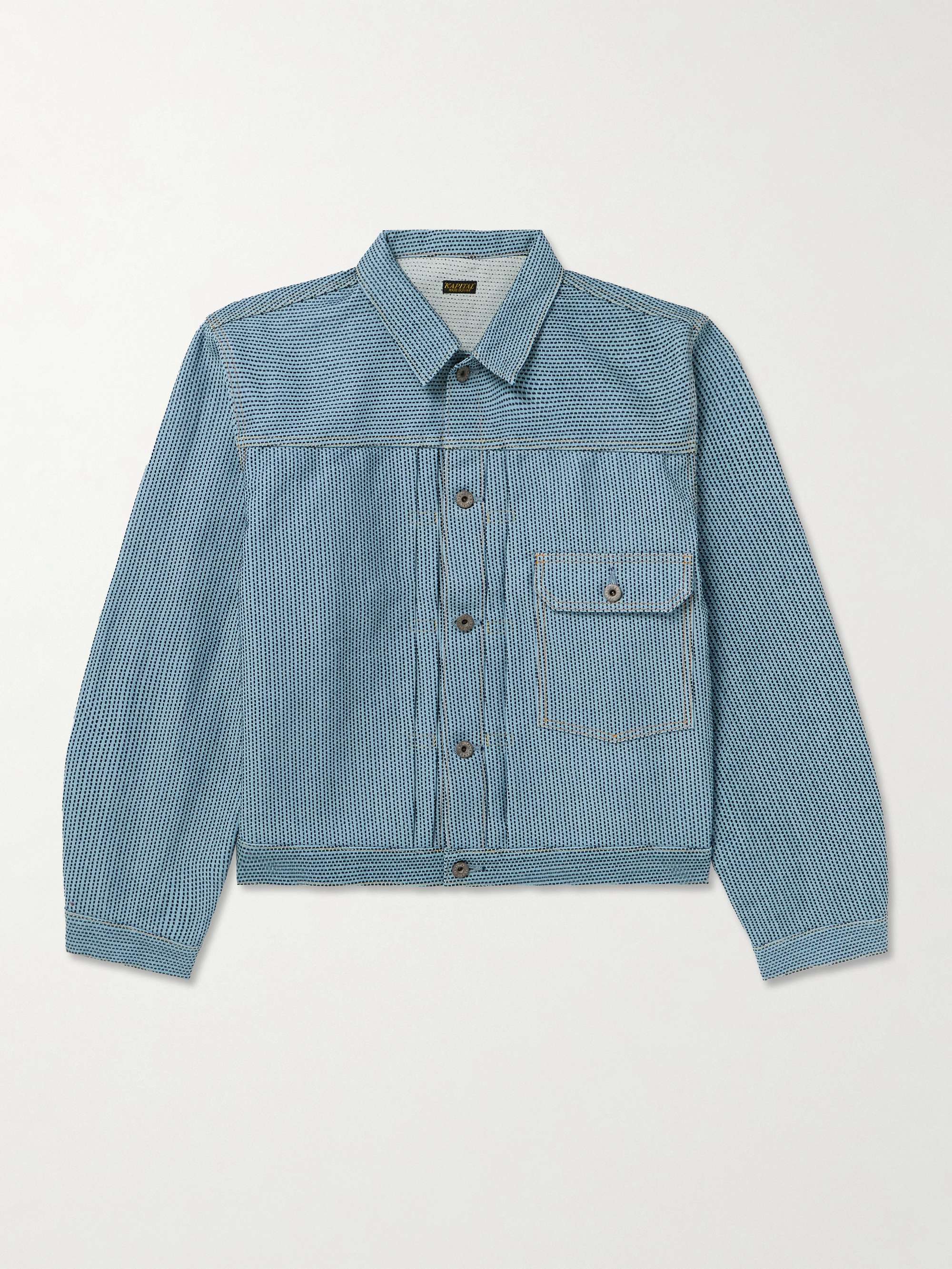 Century Embroidered Denim Jacket hero visual