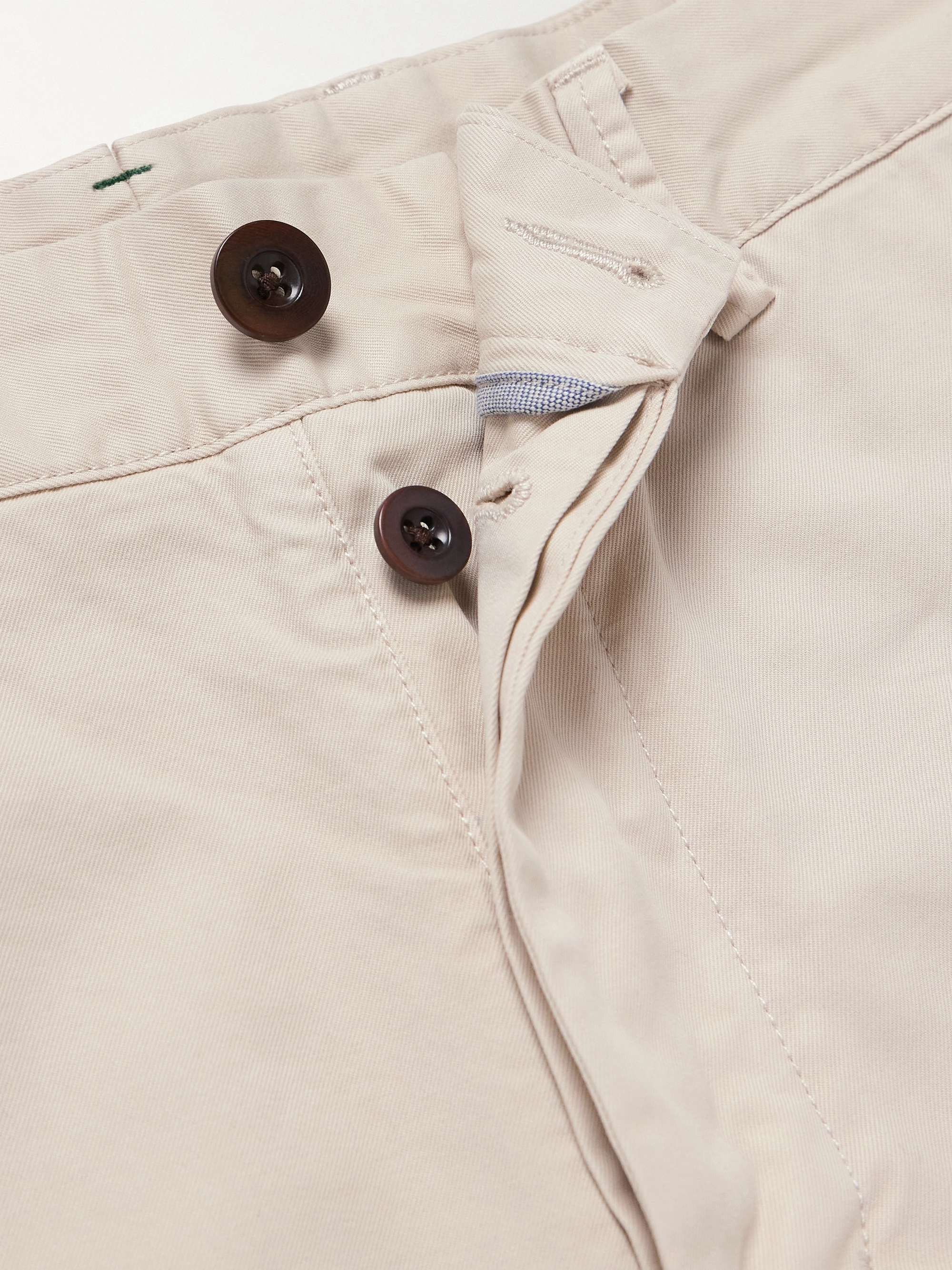 Field Slim-Fit Tapered Garment-Dyed Cotton-Twill Trousers view