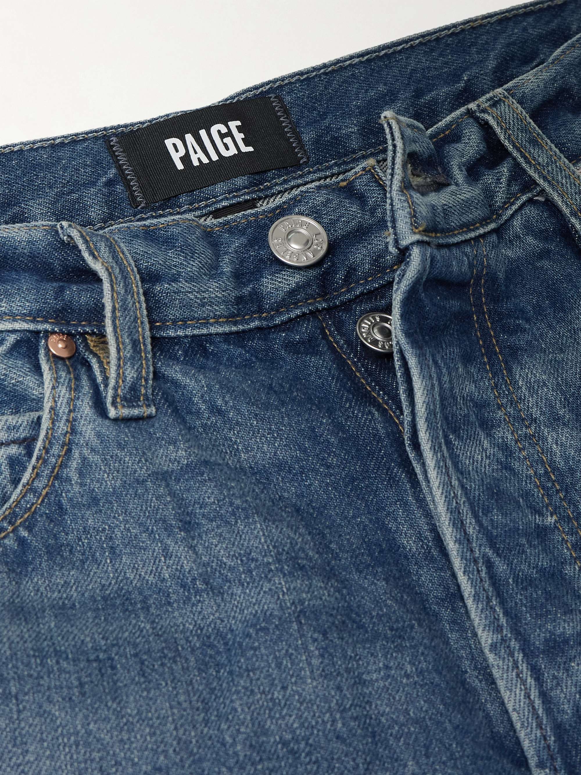 Sawyer high-rise straight-leg jeans view