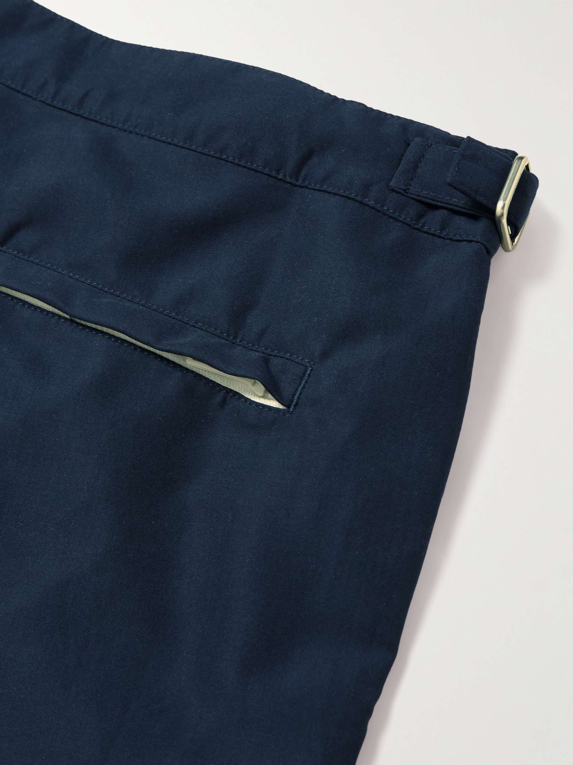 Embellished Straight-Leg Mid-Length Swim Shorts view