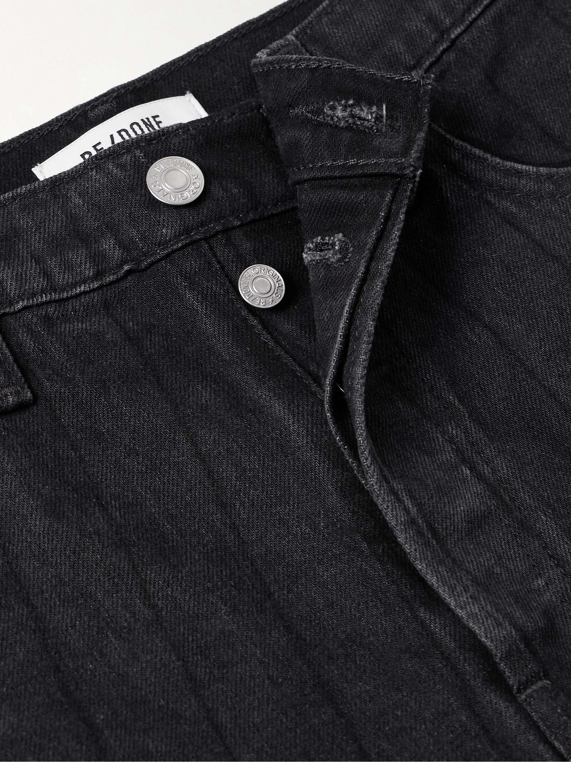 The Riding Jean striped high-rise flared jeans view