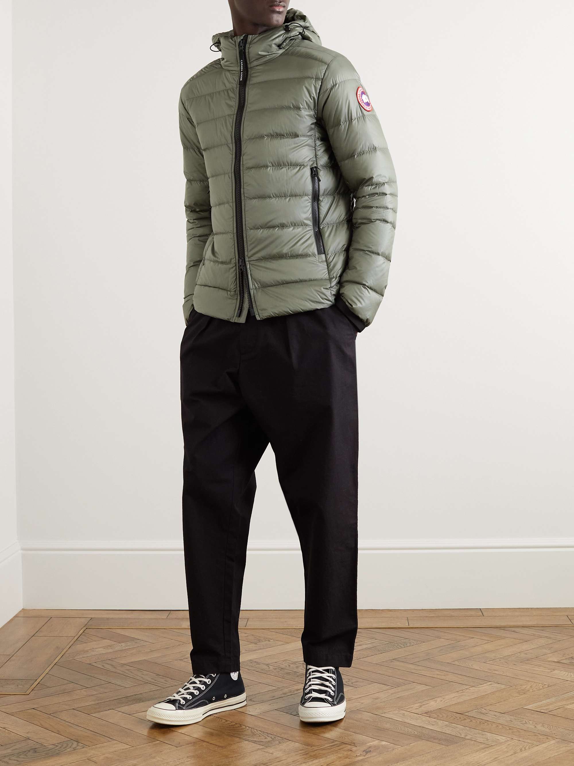 Crofton Recycled Nylon-Ripstop Hooded Down Jacket view