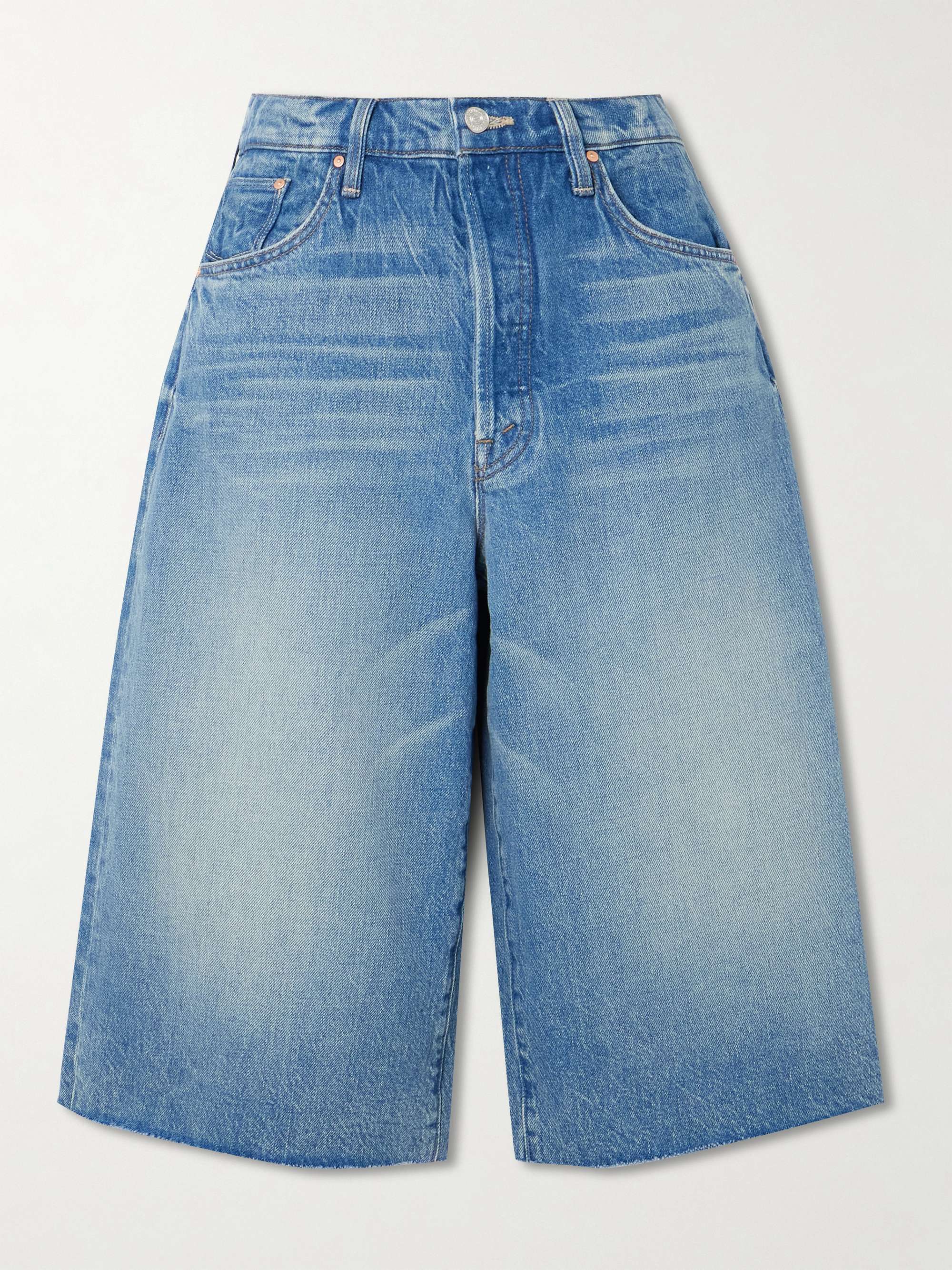 The Whole Lot Fray denim shorts hero visual