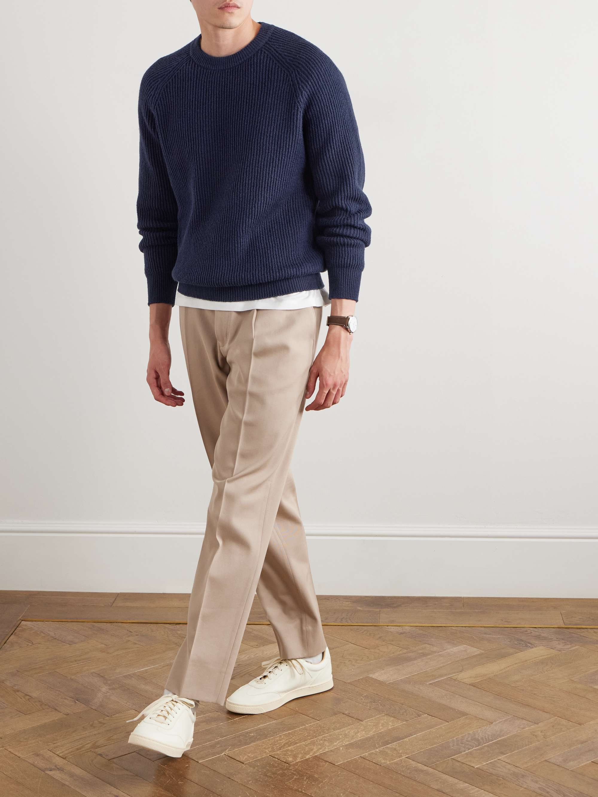 Ribbed Cotton Sweater view