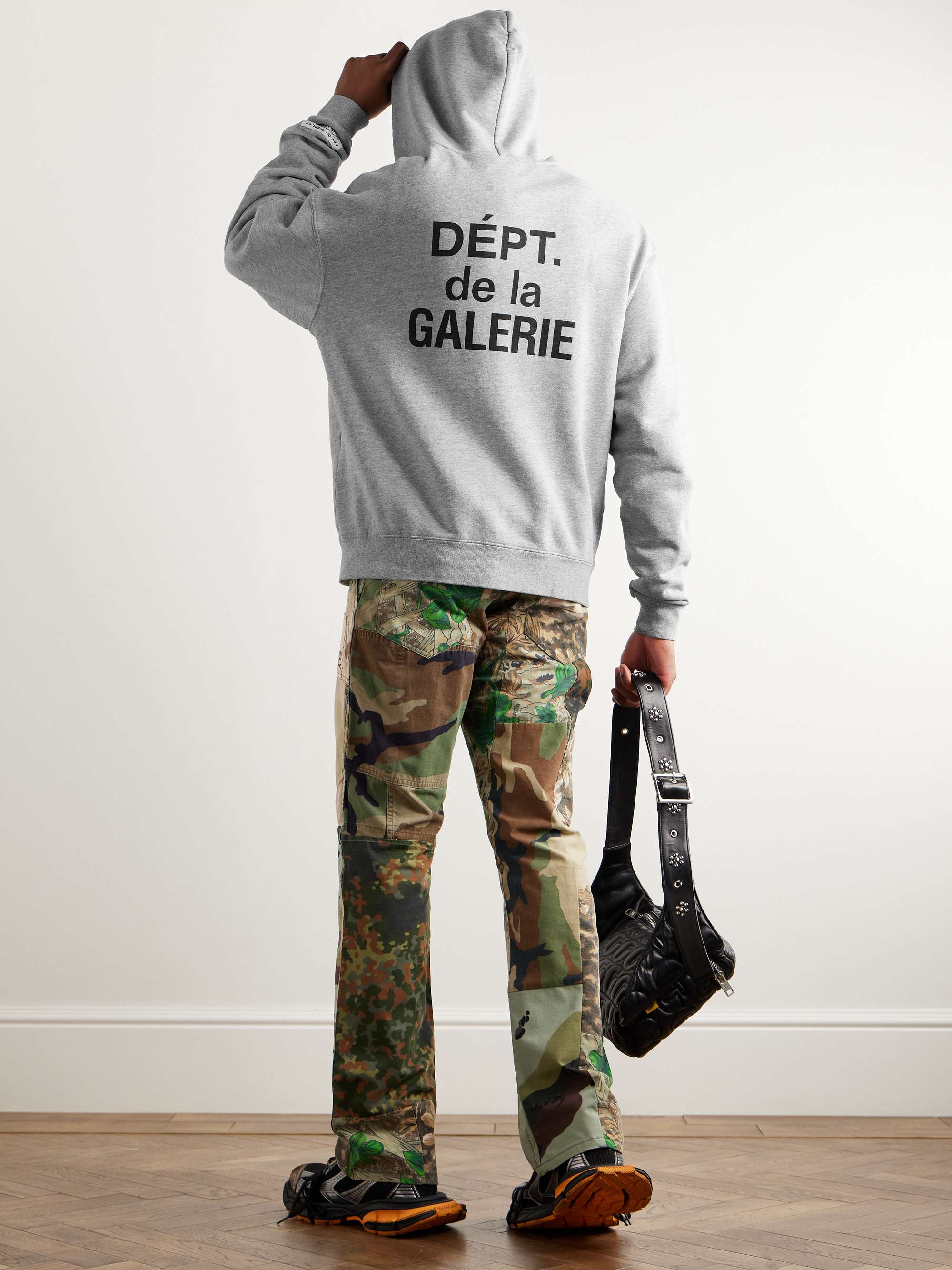 Logo-Print Cotton-Blend Jersey Zip-Up Hoodie view