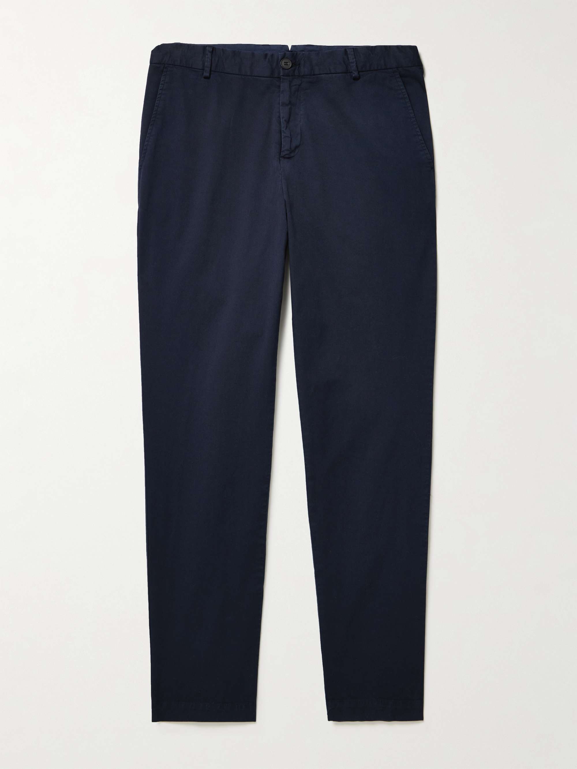 Straight-Leg Garment-Dyed Cotton-Blend Twill Chinos hero visual