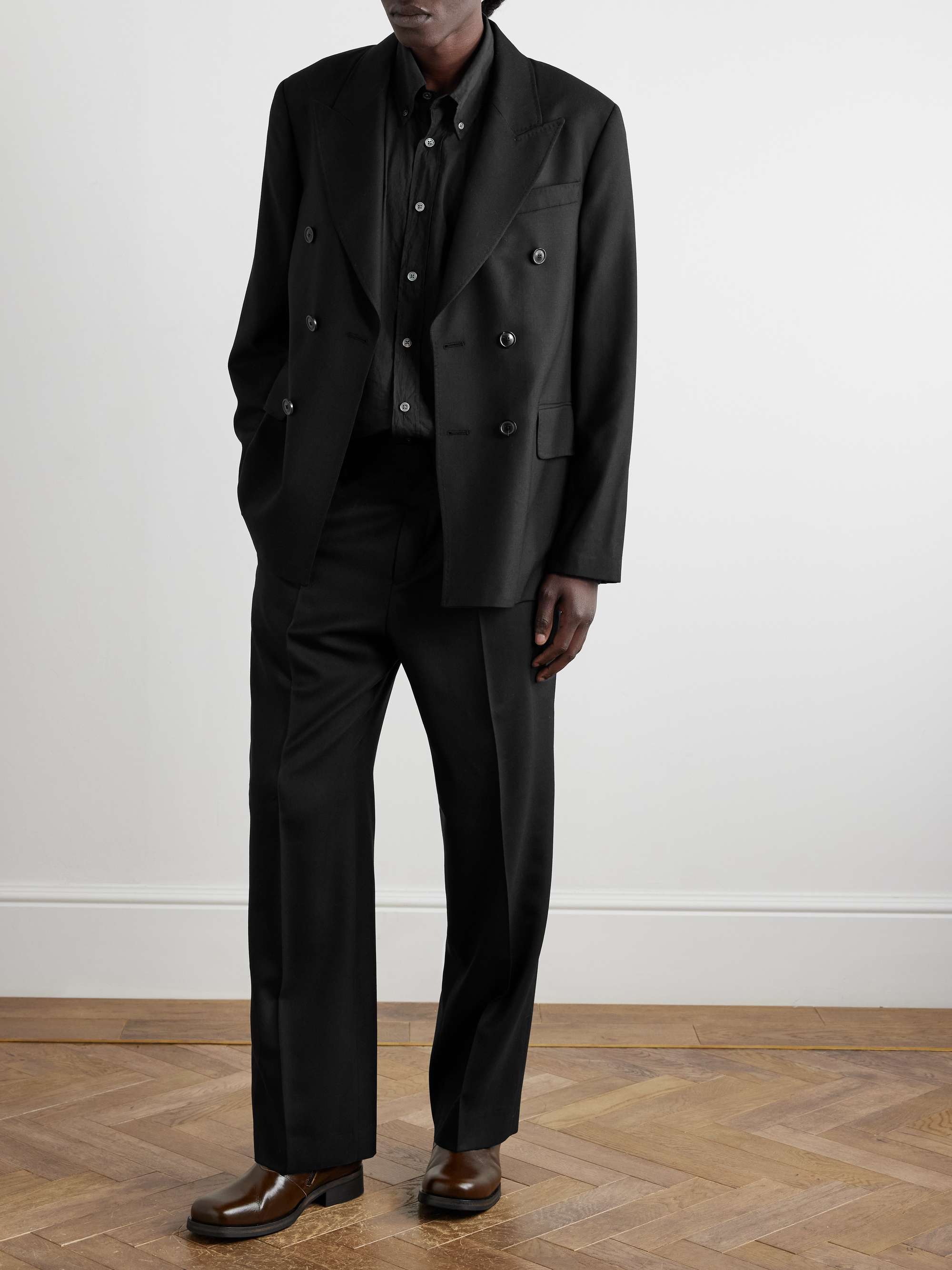 Button-Down Collar Cotton-Poplin Shirt view