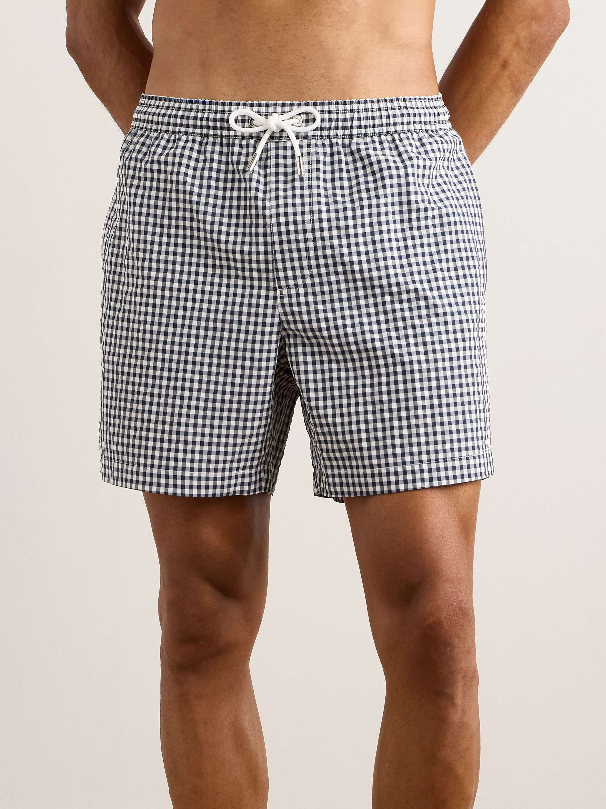 Gingham Seersucker Swim Shorts view